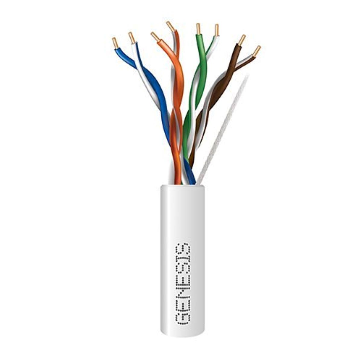 Genesis 50781101 CAT5e Riser Cable, 24/4 Solid BC