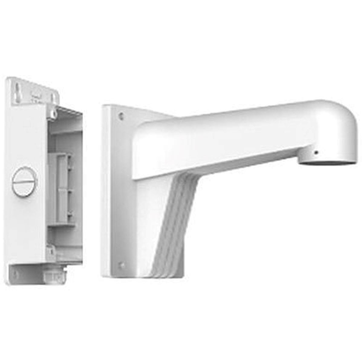 WMS Wall Mount with Back Box, Short, White