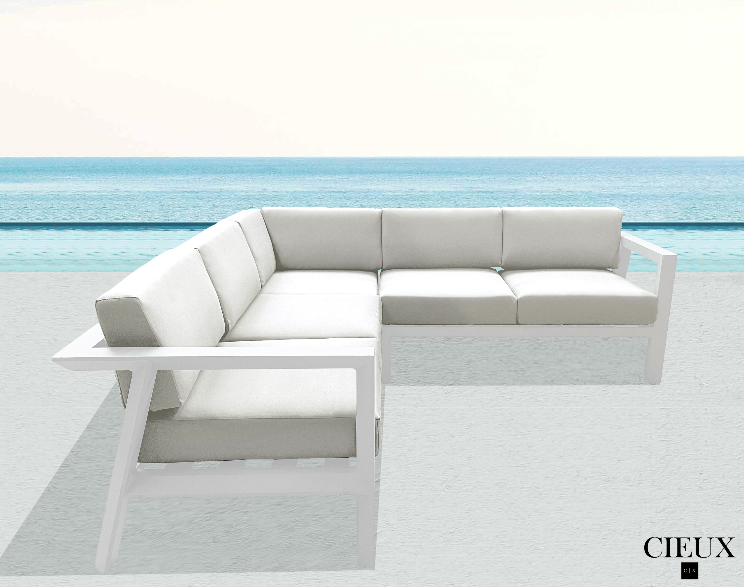 Corsica Outdoor Patio Corner Sectional Sofa