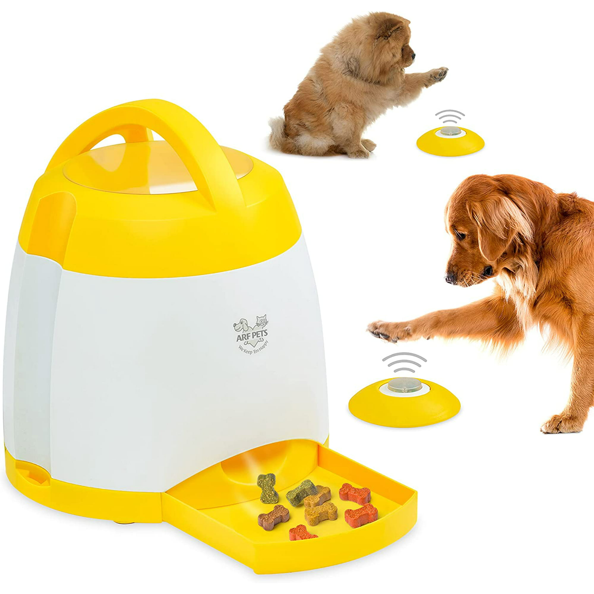 Arf Pets Dog Treat Dispenser and Button, Dog Memory Training