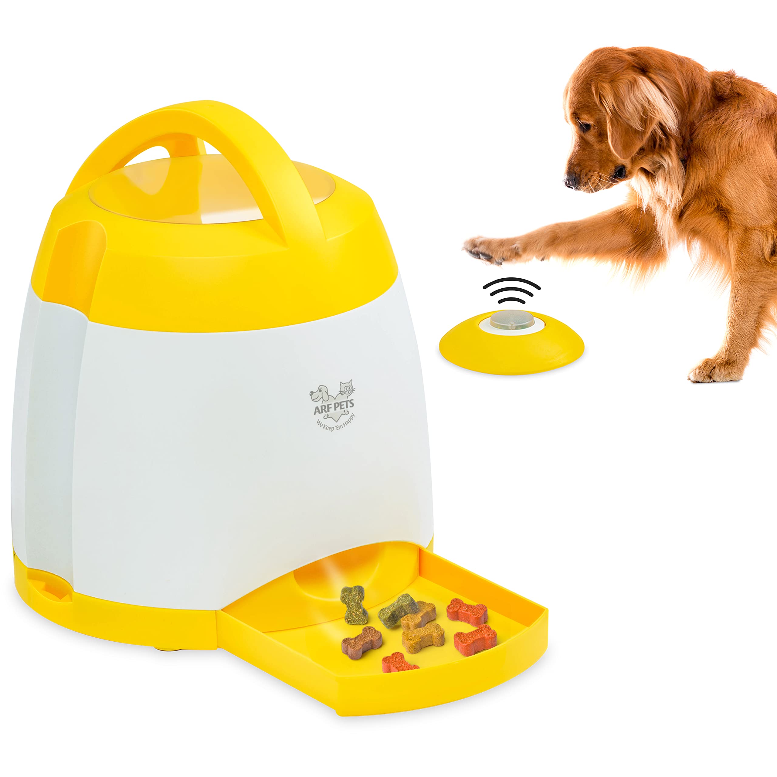 Arf Pets Dog Treat Dispenser and Button, Dog Memory Training