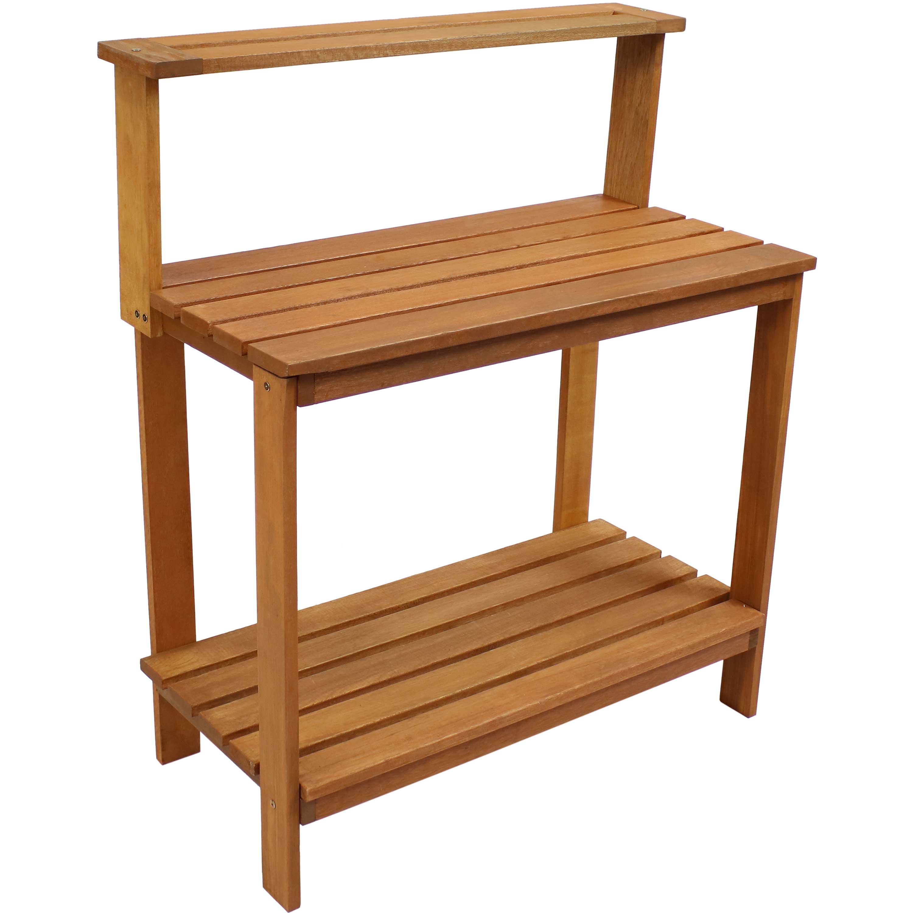 Meranti Wooden Outdoor Potting Bench - 42 in