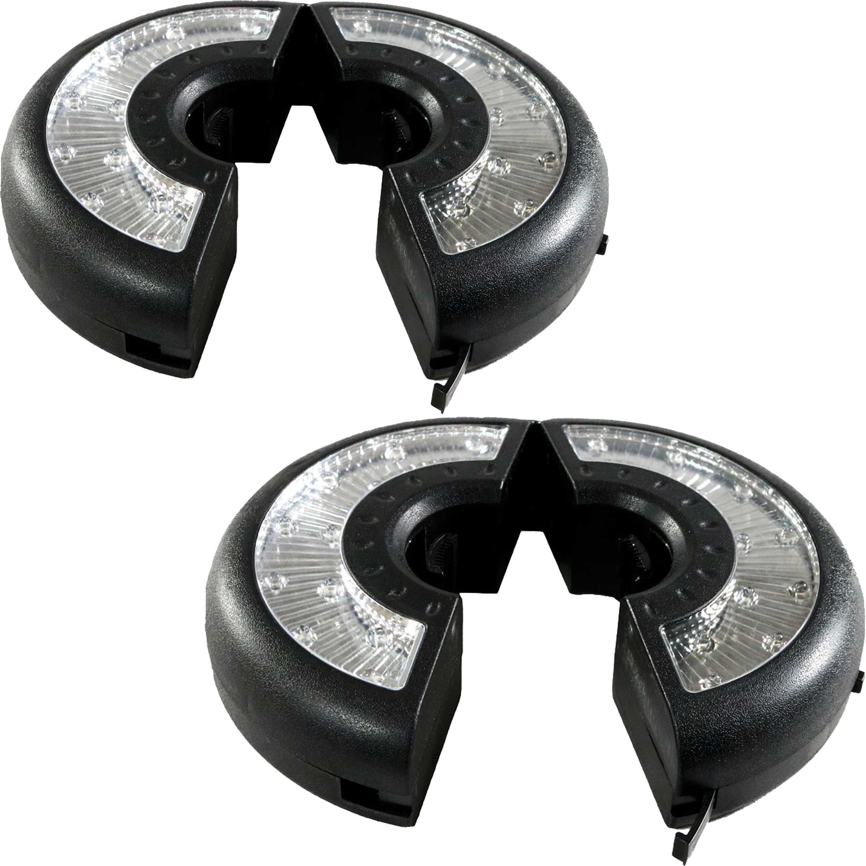 2-Panel Battery-Operated Patio Umbrella Pole Light - 2-Pack