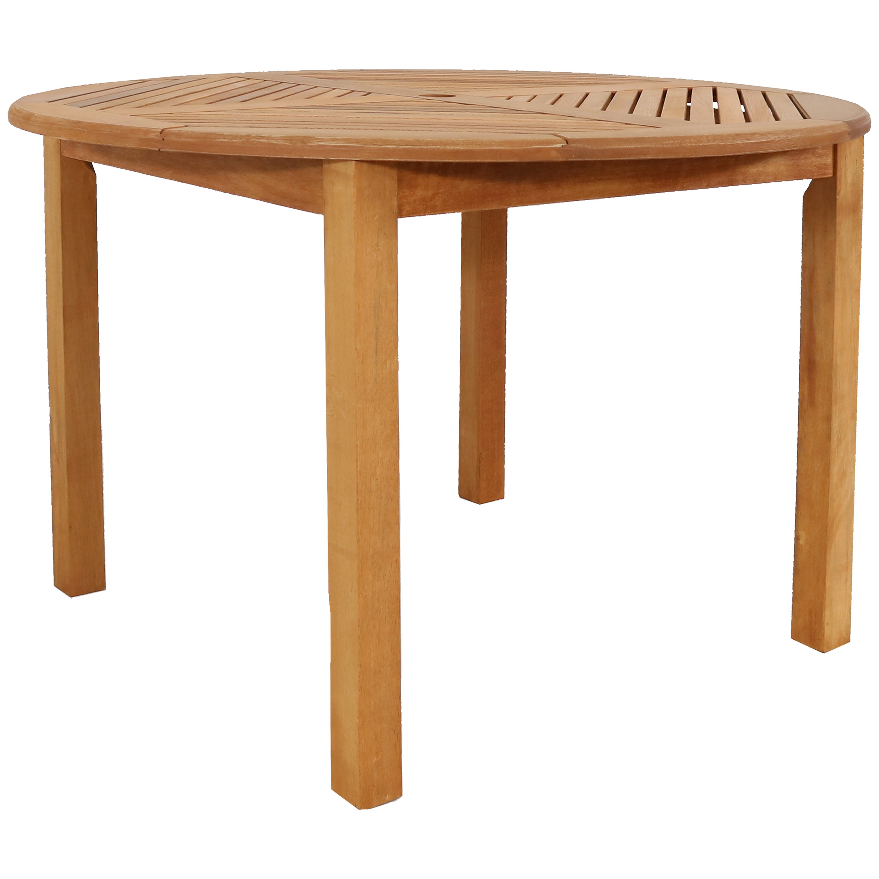 42.75 in Meranti Wood Round Patio Dining Table