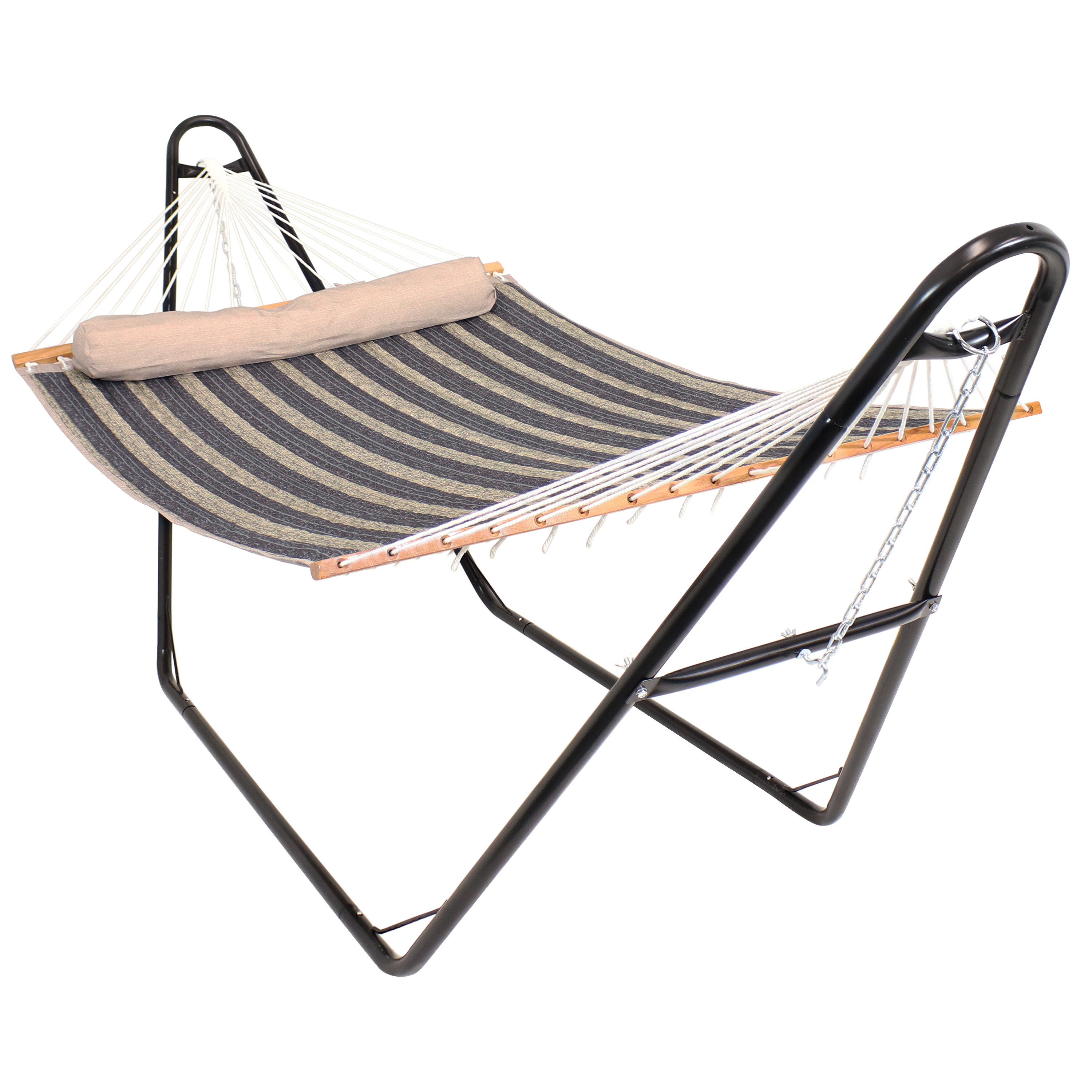 Quilted 2-Person Hammock with Universal Stand - Mountainside