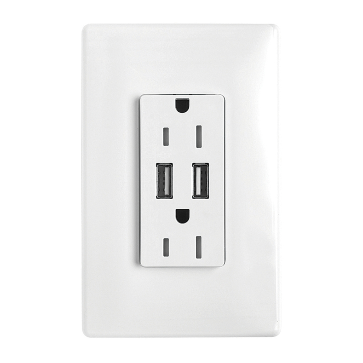 NTI DUPLEX USB TAMPER RESISTANT RECEPTACLE A+A 15 or 20Amp