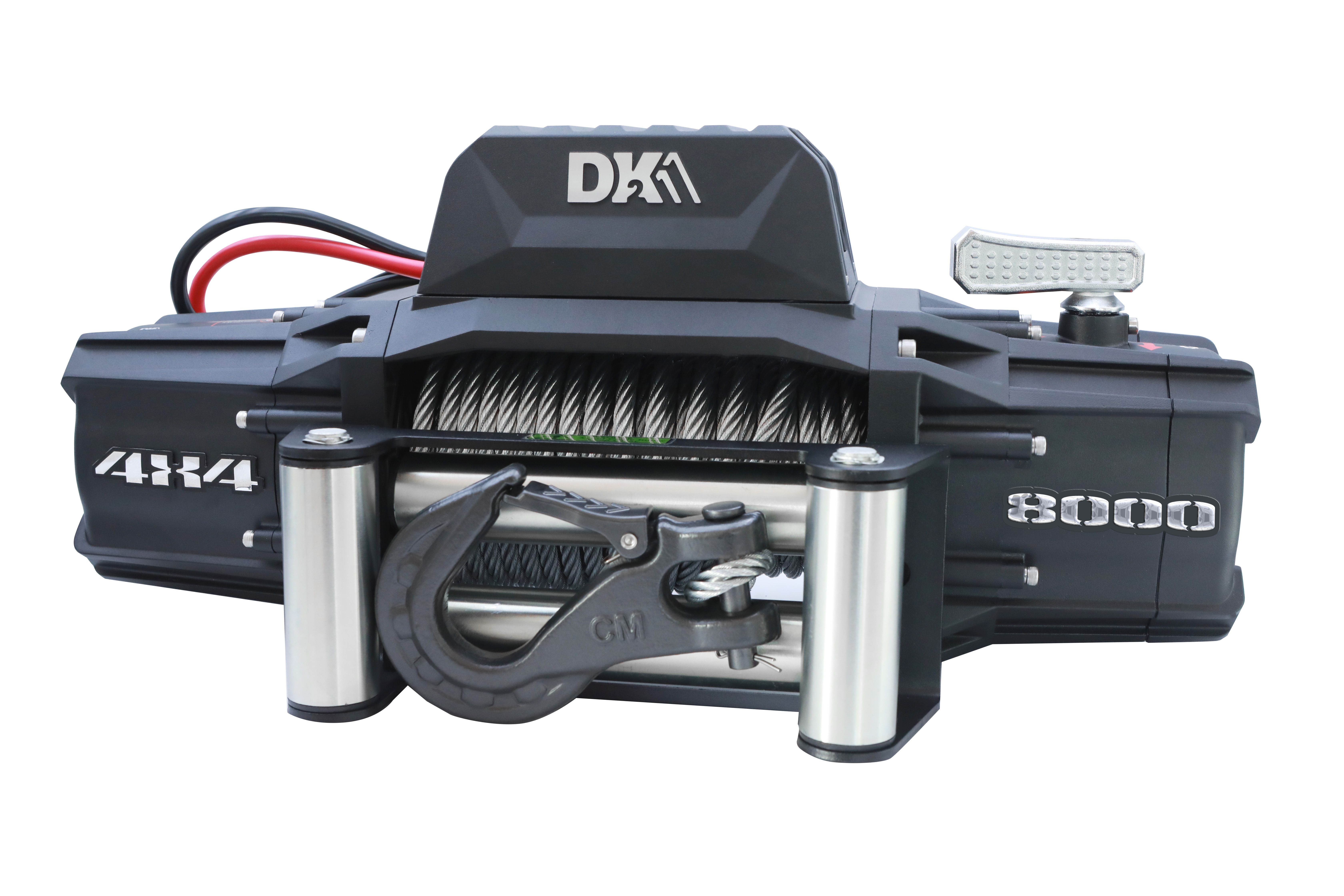 DK2 8,000 lb Electric 4x4 Winch (Steel Cable Included)