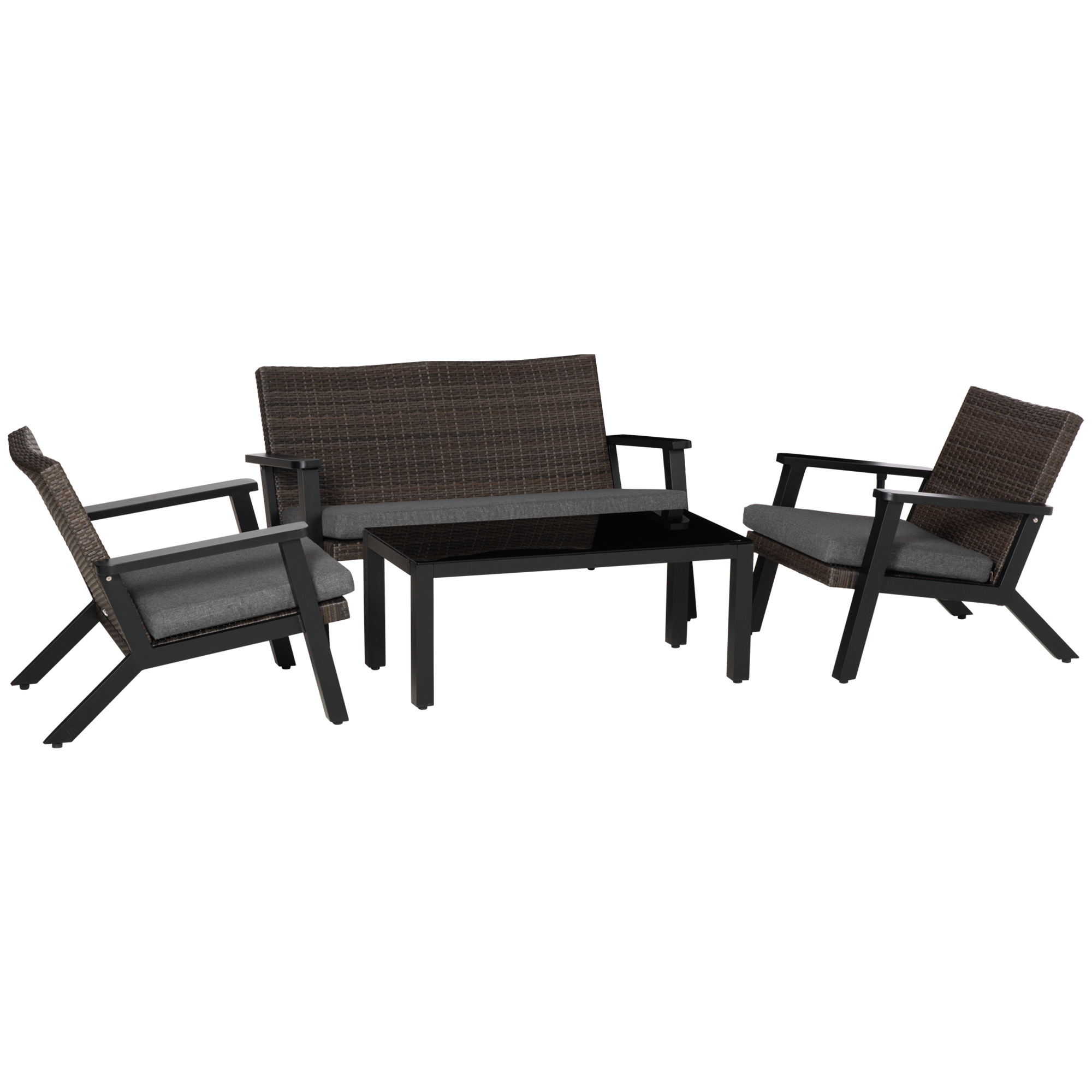 4-piece Patio Sofa Set