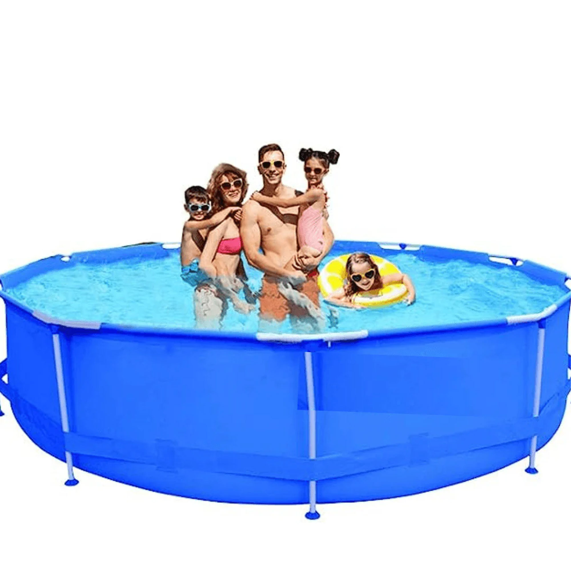 Avenli Deep Metal Frame Swimming Pool 11.9x2.5ft