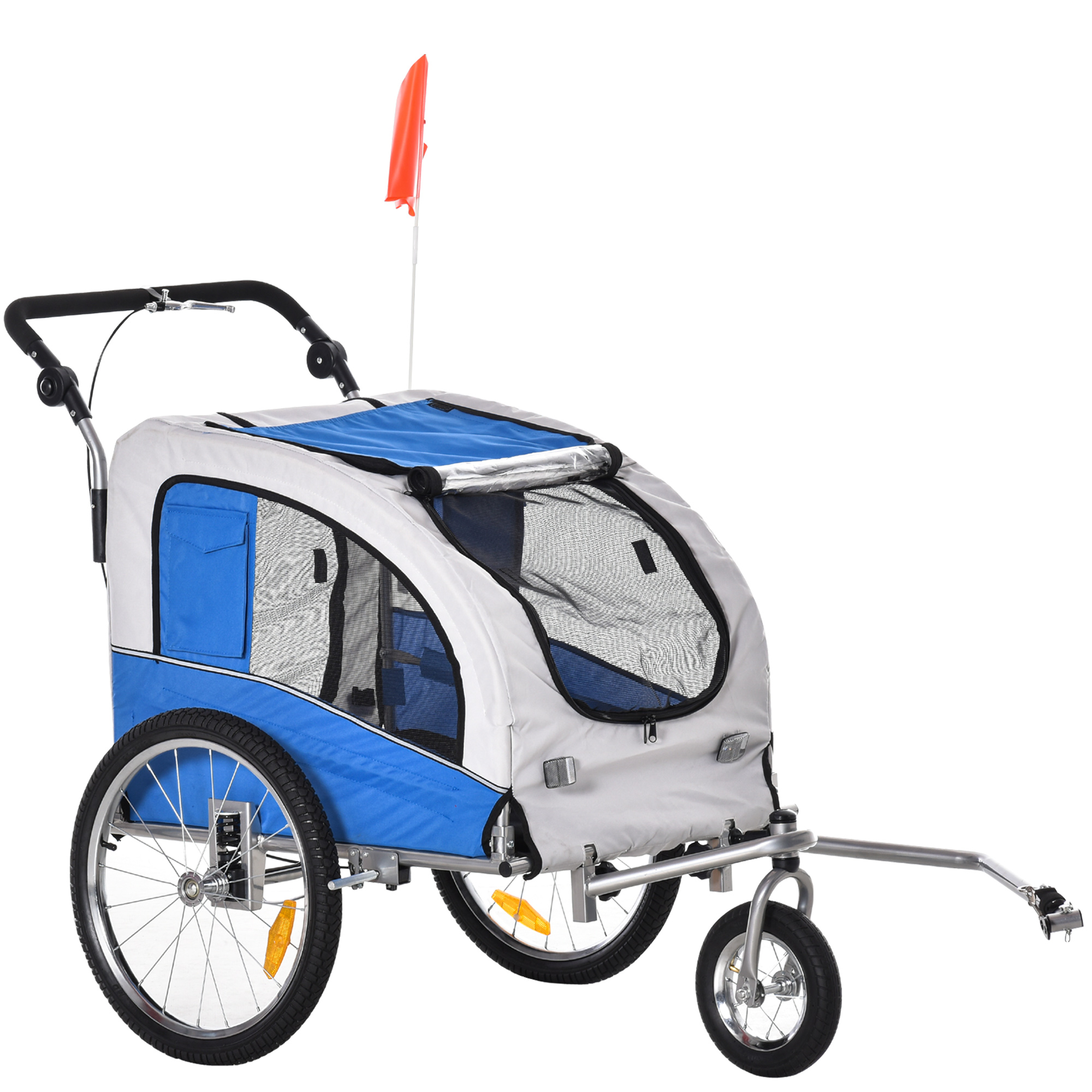 Durable Pet Dog Bicycle Trailer Stroller Jogger