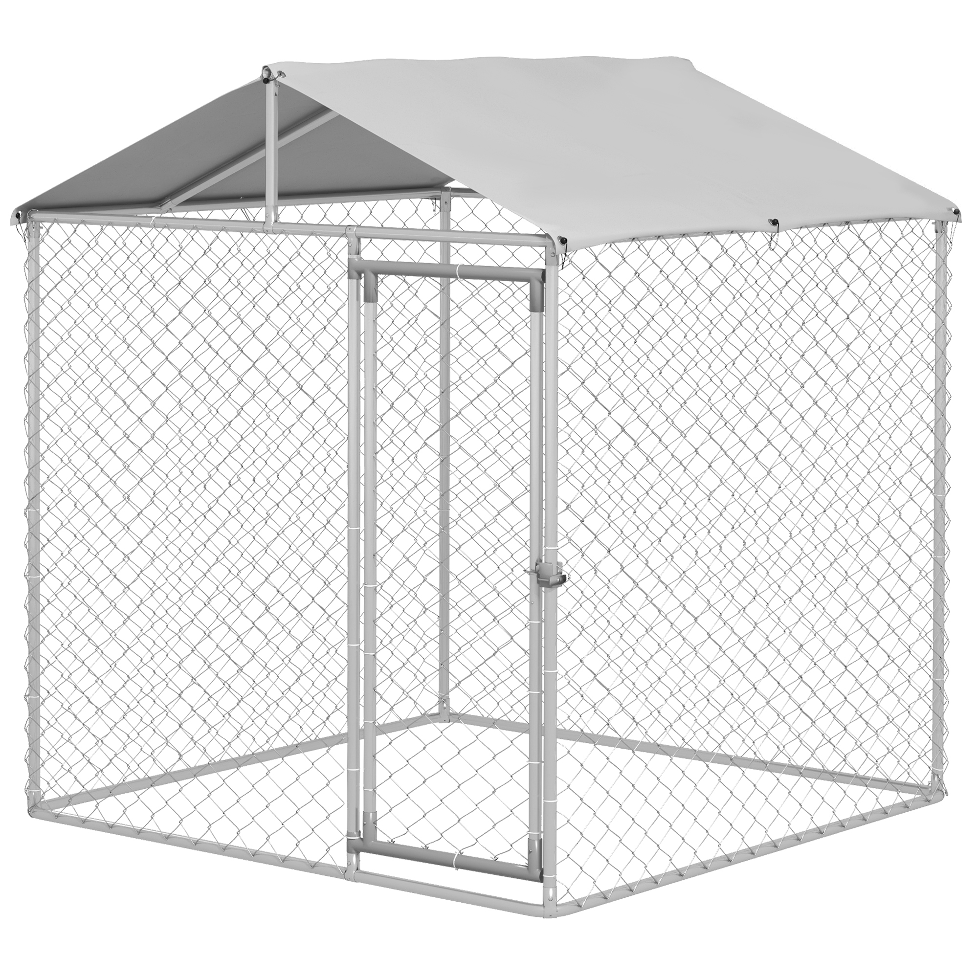 Covered Dog Kennel with Walk in Door for Small Medium Dogs