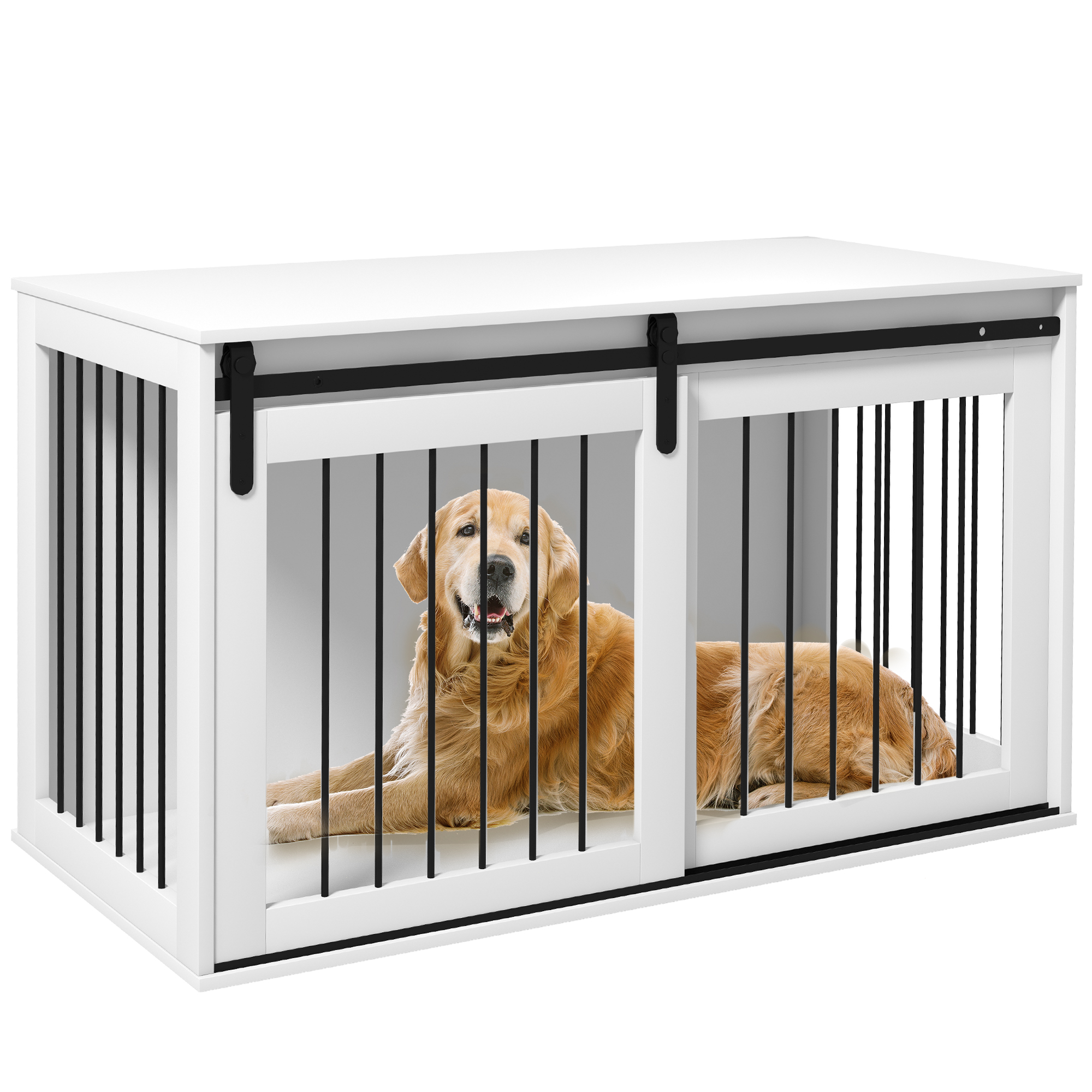 46.5" Dog Crate Furniture for Extra Large Dogs