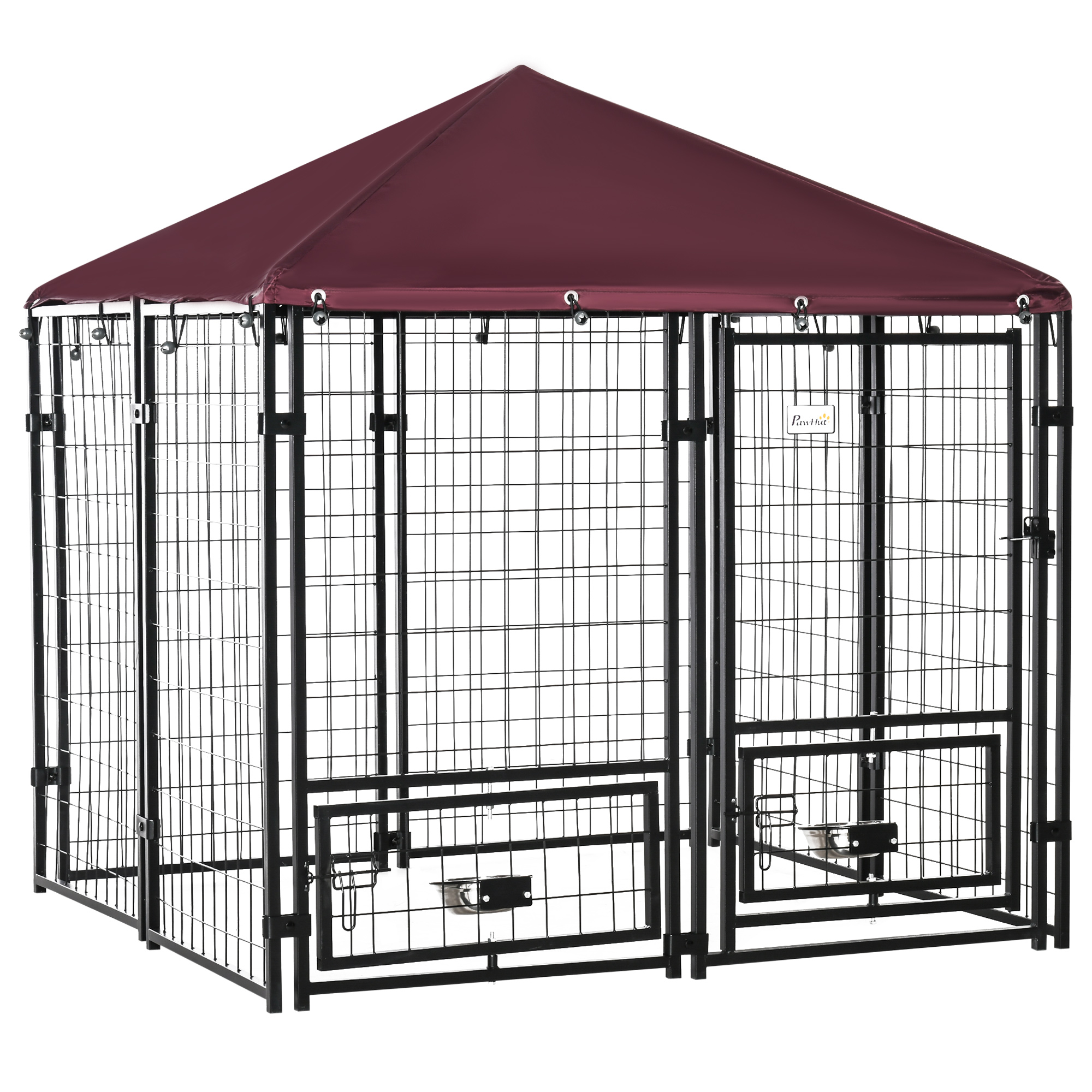 Pawhut Dog Kennel Red