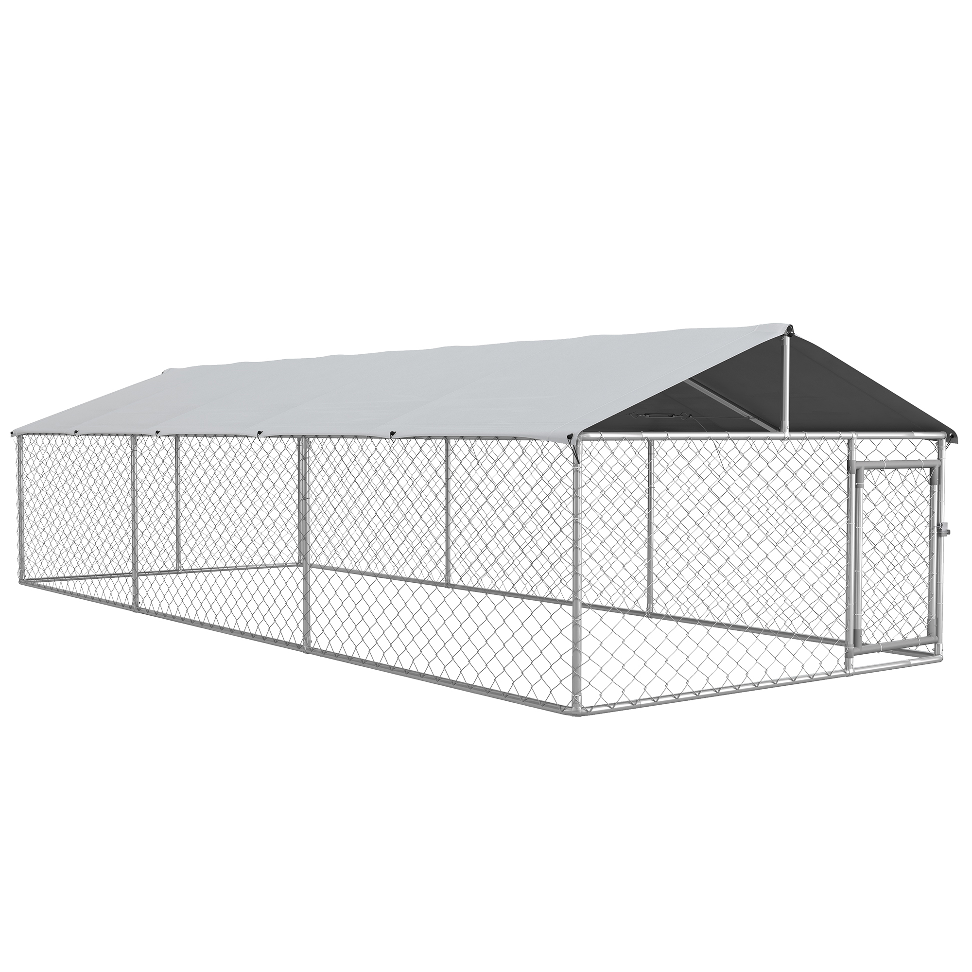 Outdoor Dog Kennel w/ Waterproof, UVResistant Cover