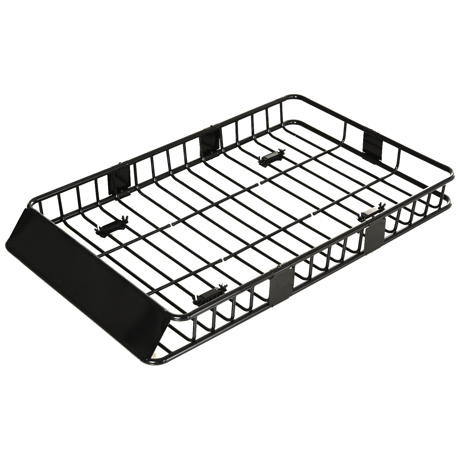 64"/43" x 39" Car Roof Rack Basket, Length Adjustable