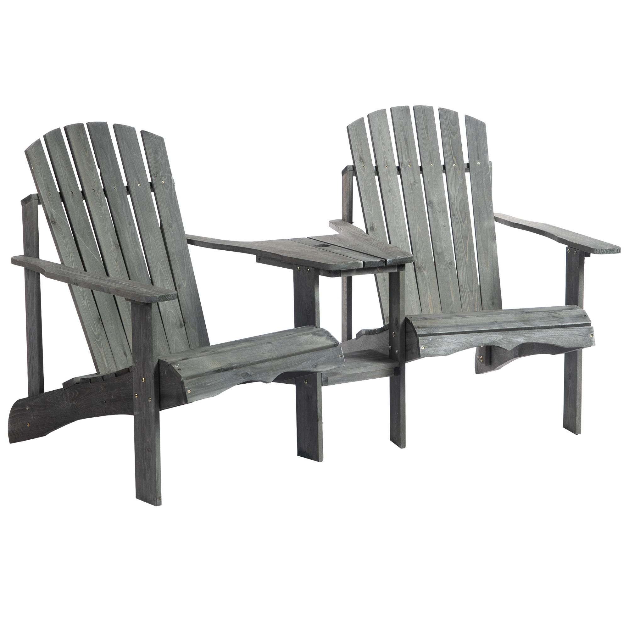 2 Piece Pair Adirondack Chair