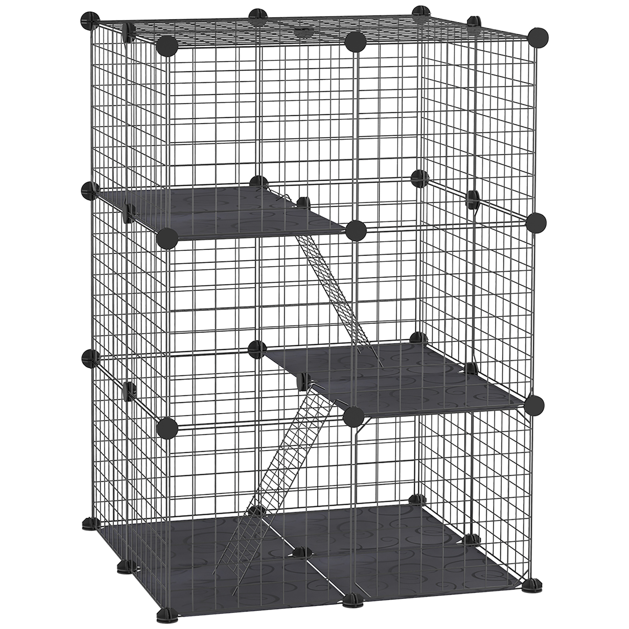 39 Pcs Metal Mesh Pet Playpen