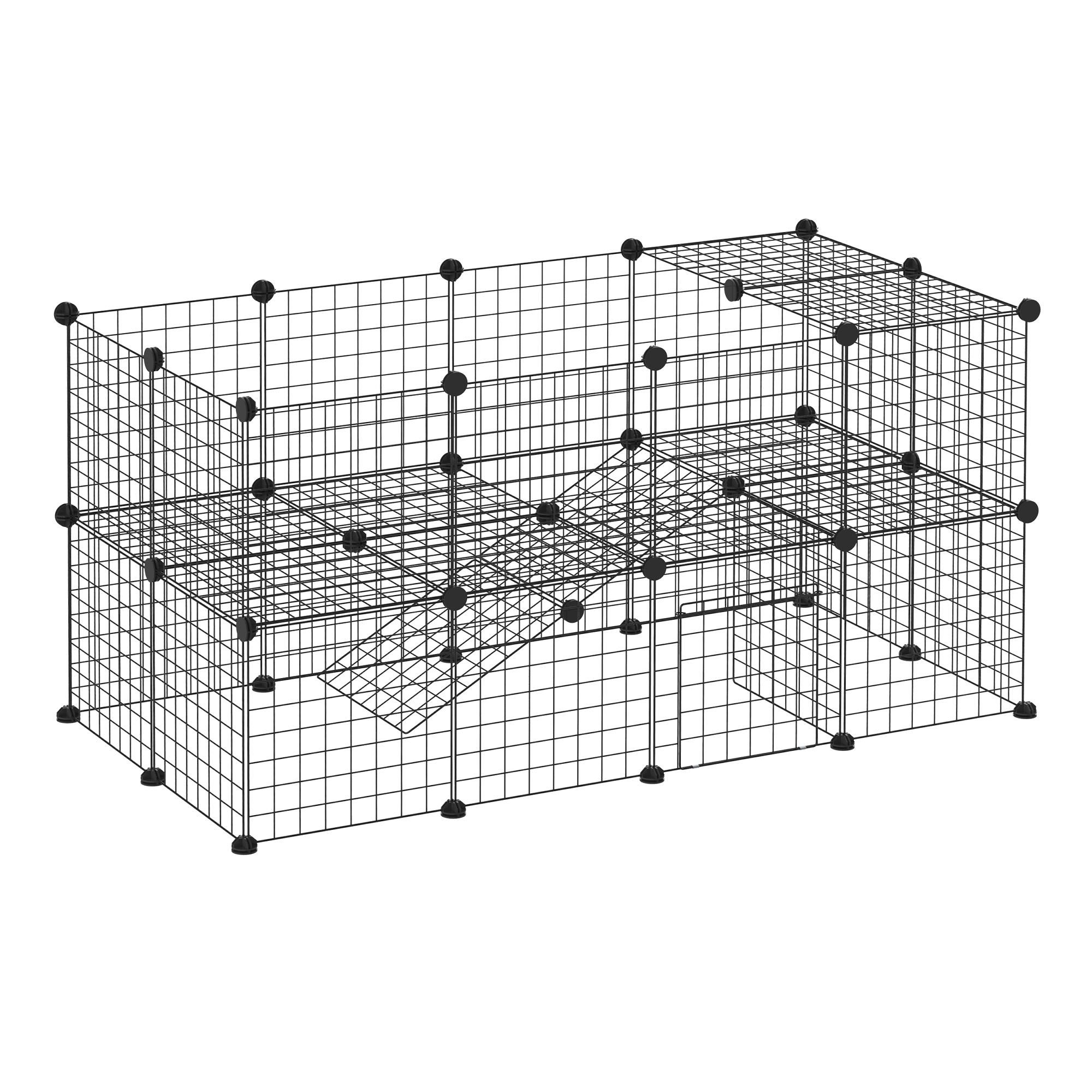 36 Pcs Metal Mesh Pet Playpen