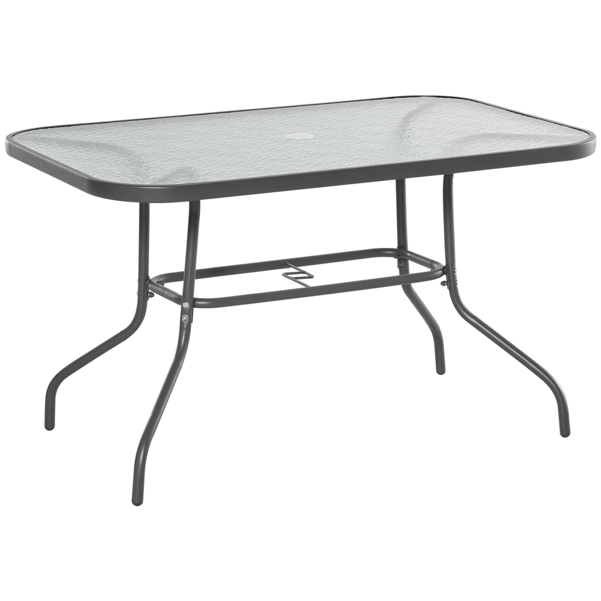 47x32" Metal Garden Dining Tables