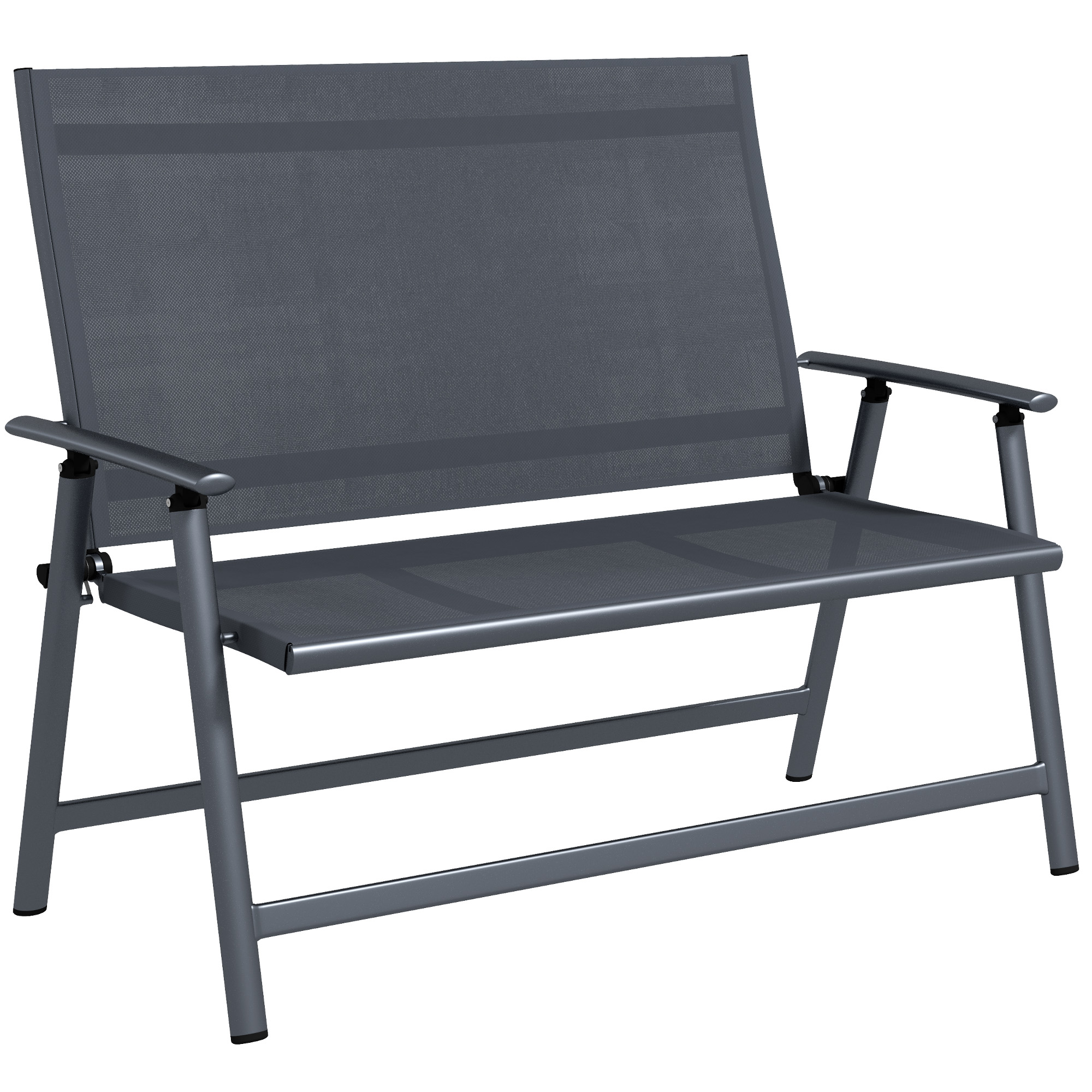 Double-seate Sports Chair, Aluminum Folding Camping Chair