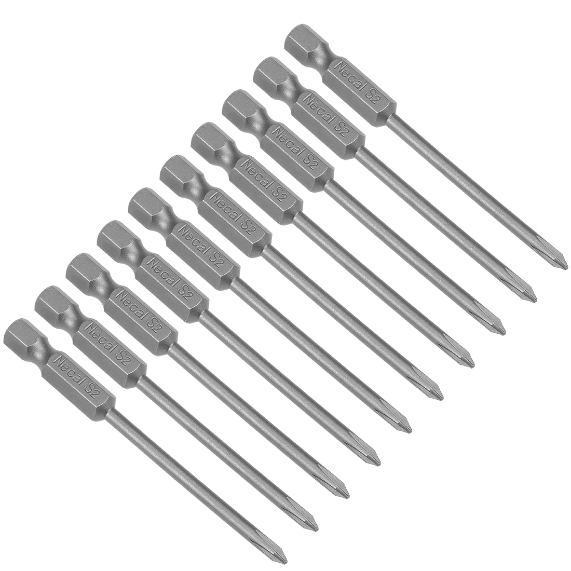 10pcs PH0 Phillips Head Screwdriver Bits S2 Alloy 3mm Dia