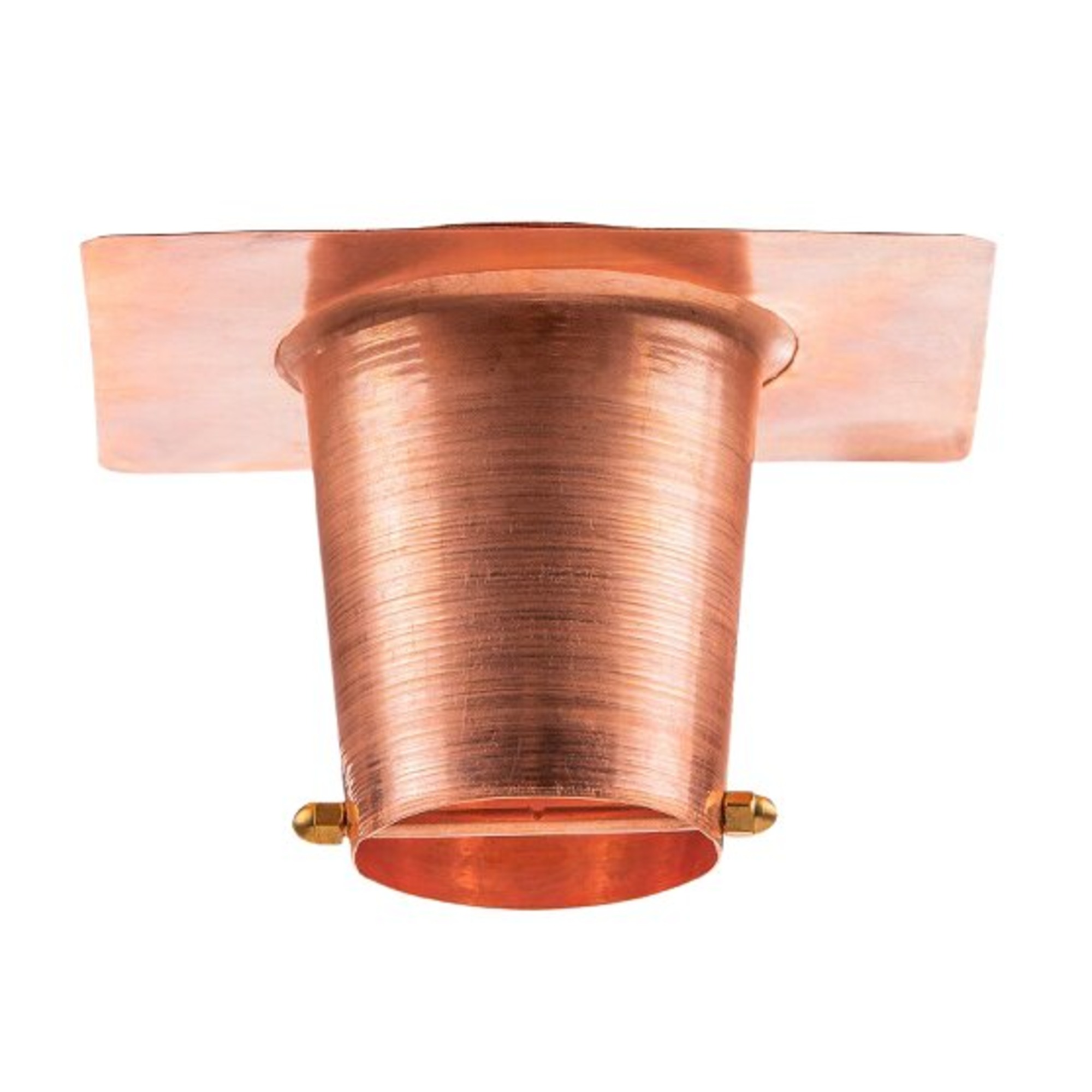 Marrgon 2 Inch Copper Rain Chain Gutter Adapter