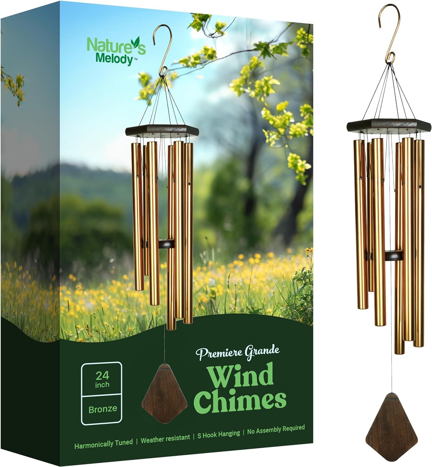 Nature's Melody Premiere Grande Tuned Wind Chimes