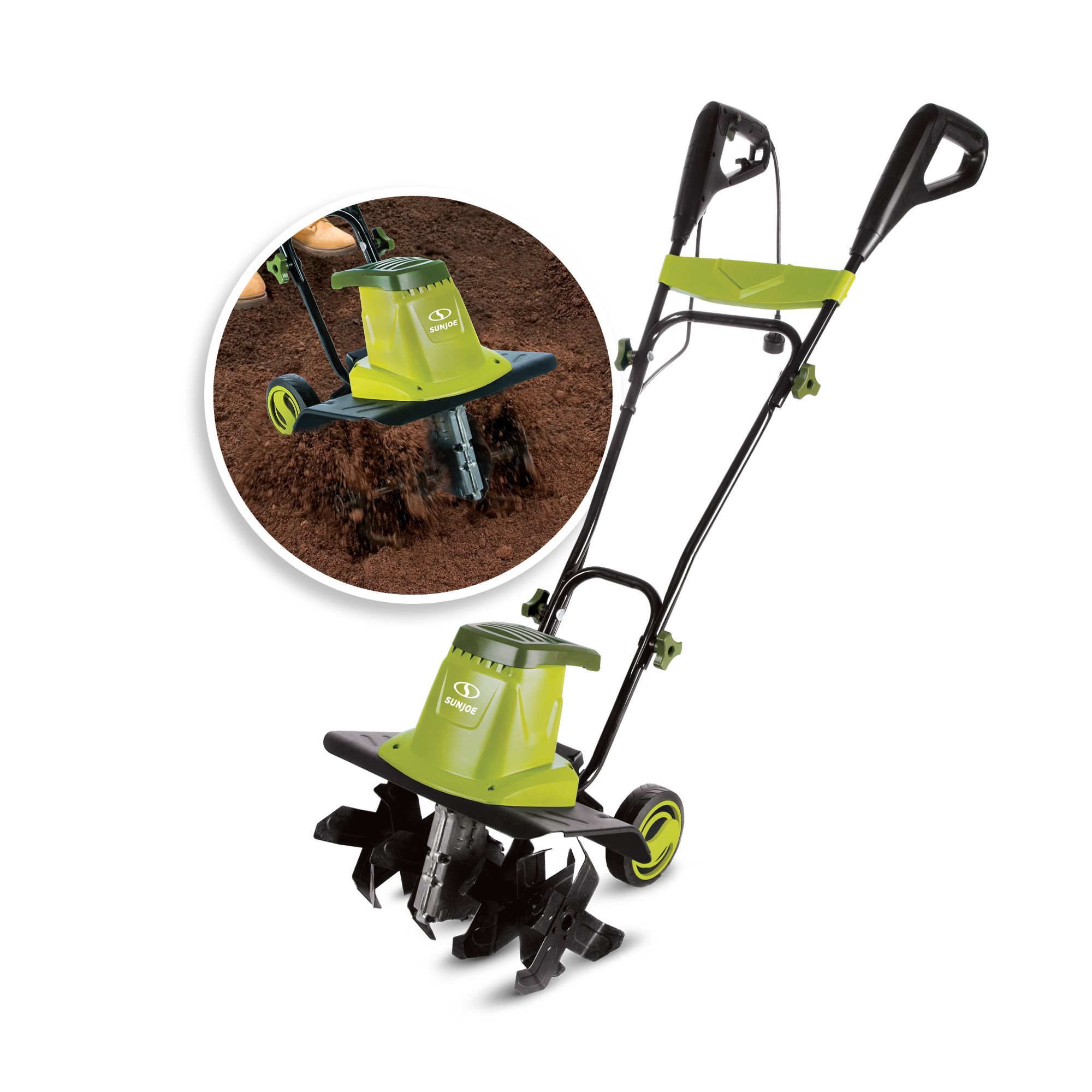 Sun Joe Tiller Joe 16-Inch 12-Amp Electric Garden Tiller