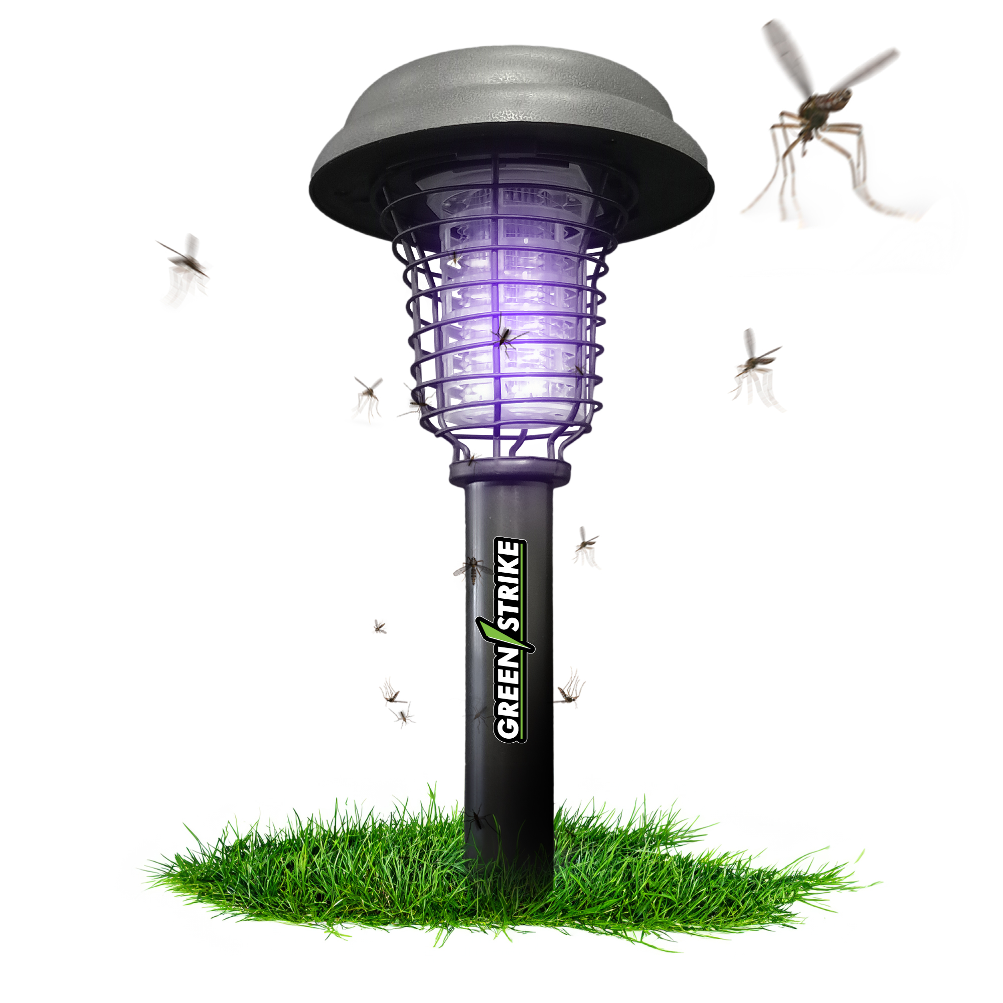 GREENSTRIKE 2-IN-1 Solar Zapper & Stake Light