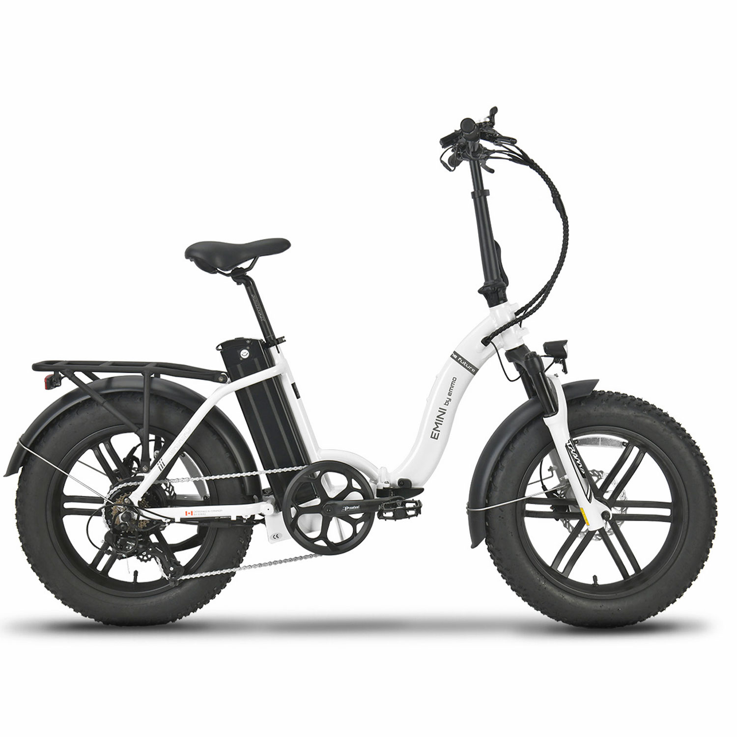 EMMO E-MIni Pro Electric Bike Scooter-White