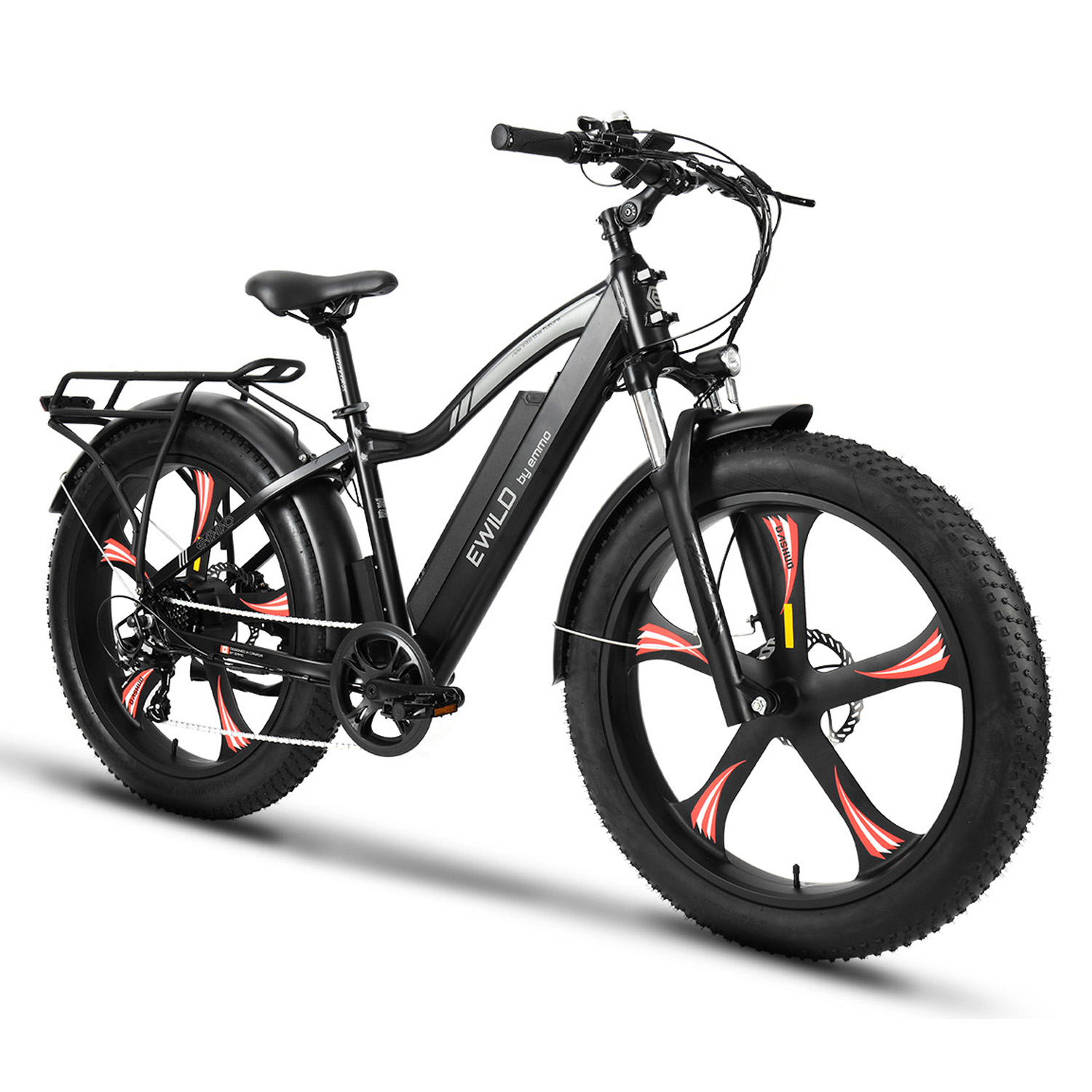 EMMO E-Wild Pro Electric Bike Scooter-Black