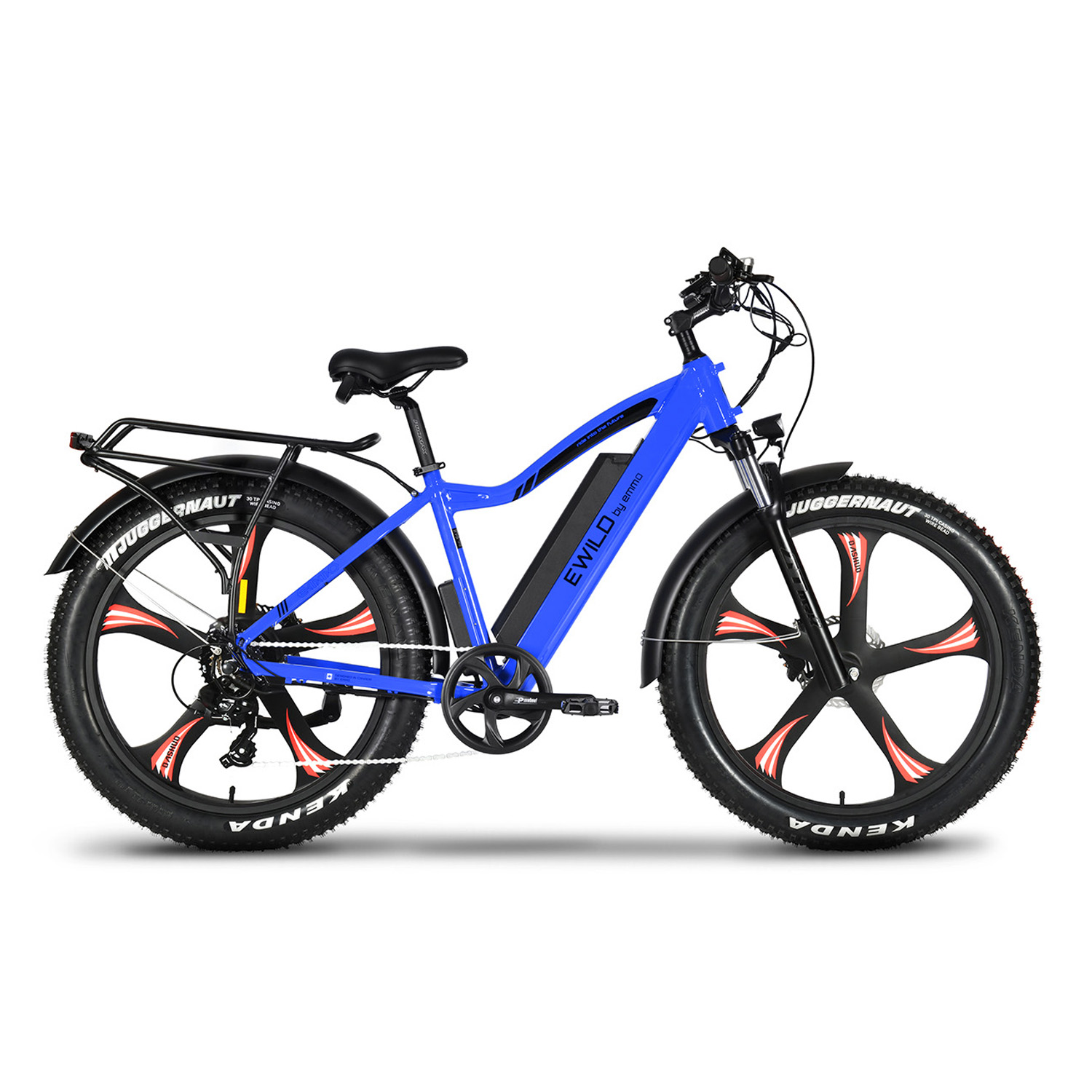 EMMO E-Wild Pro Electric Bike Scooter-Blue