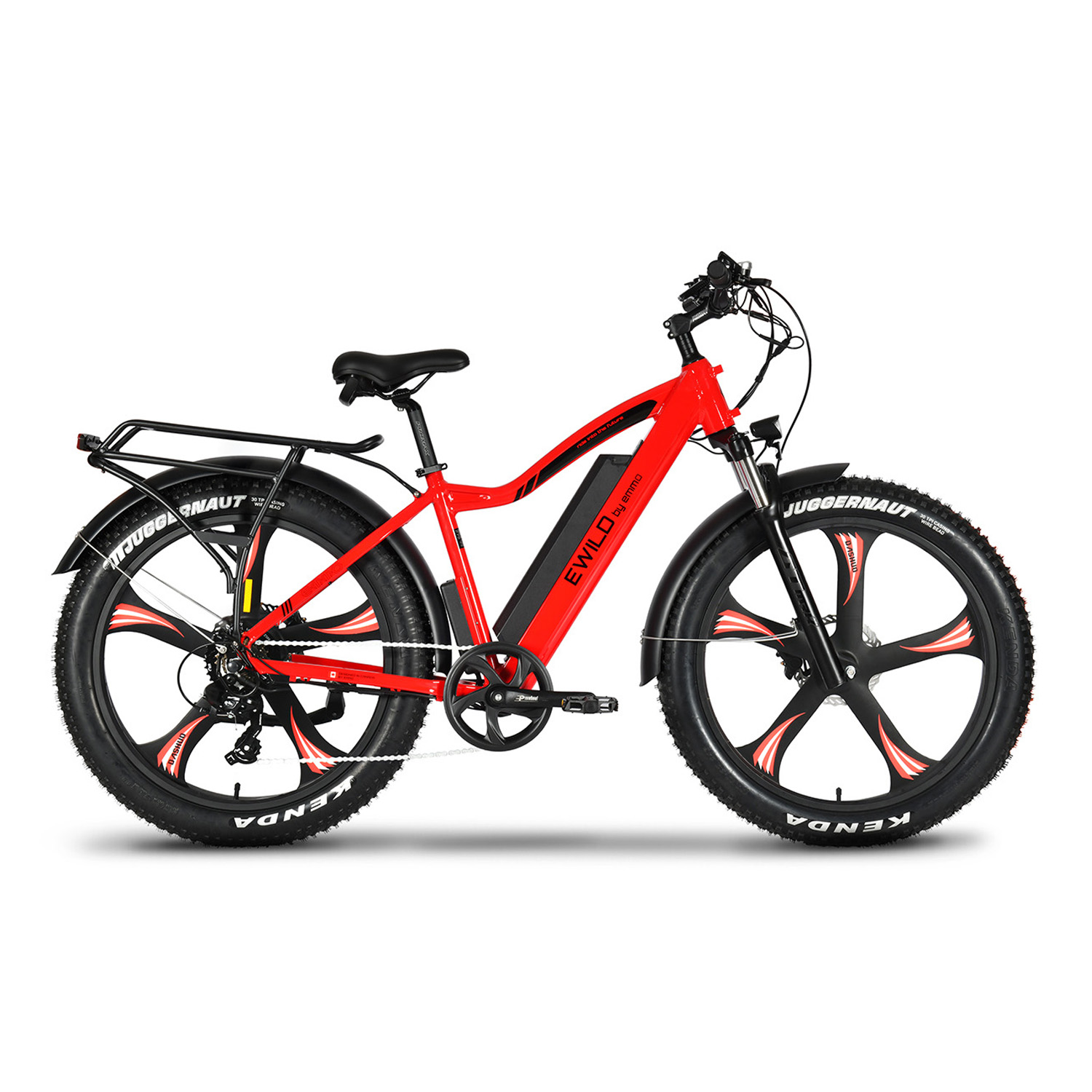 EMMO E-Wild Pro Electric Bike Scooter-Red