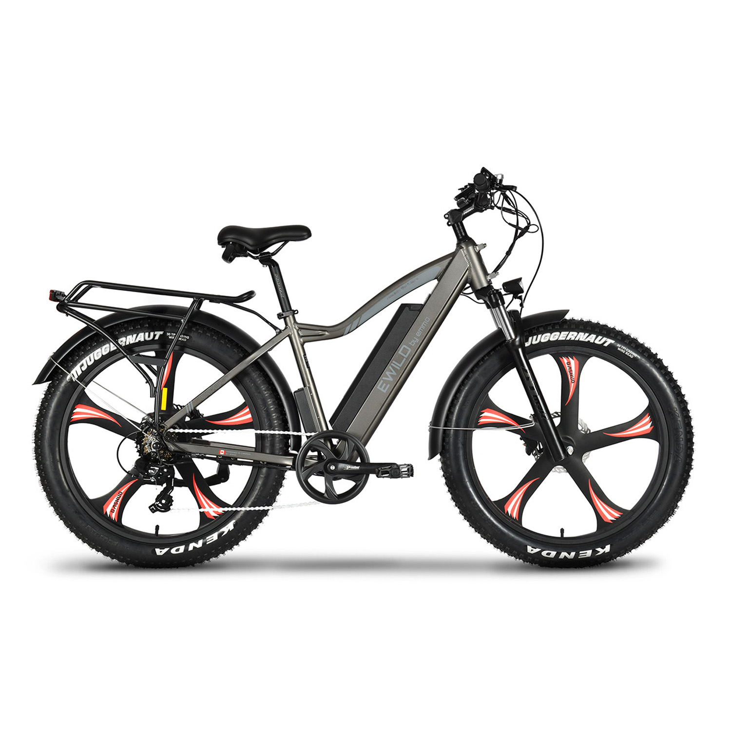 EMMO E-Wild Pro Electric Bike Scooter-Grey