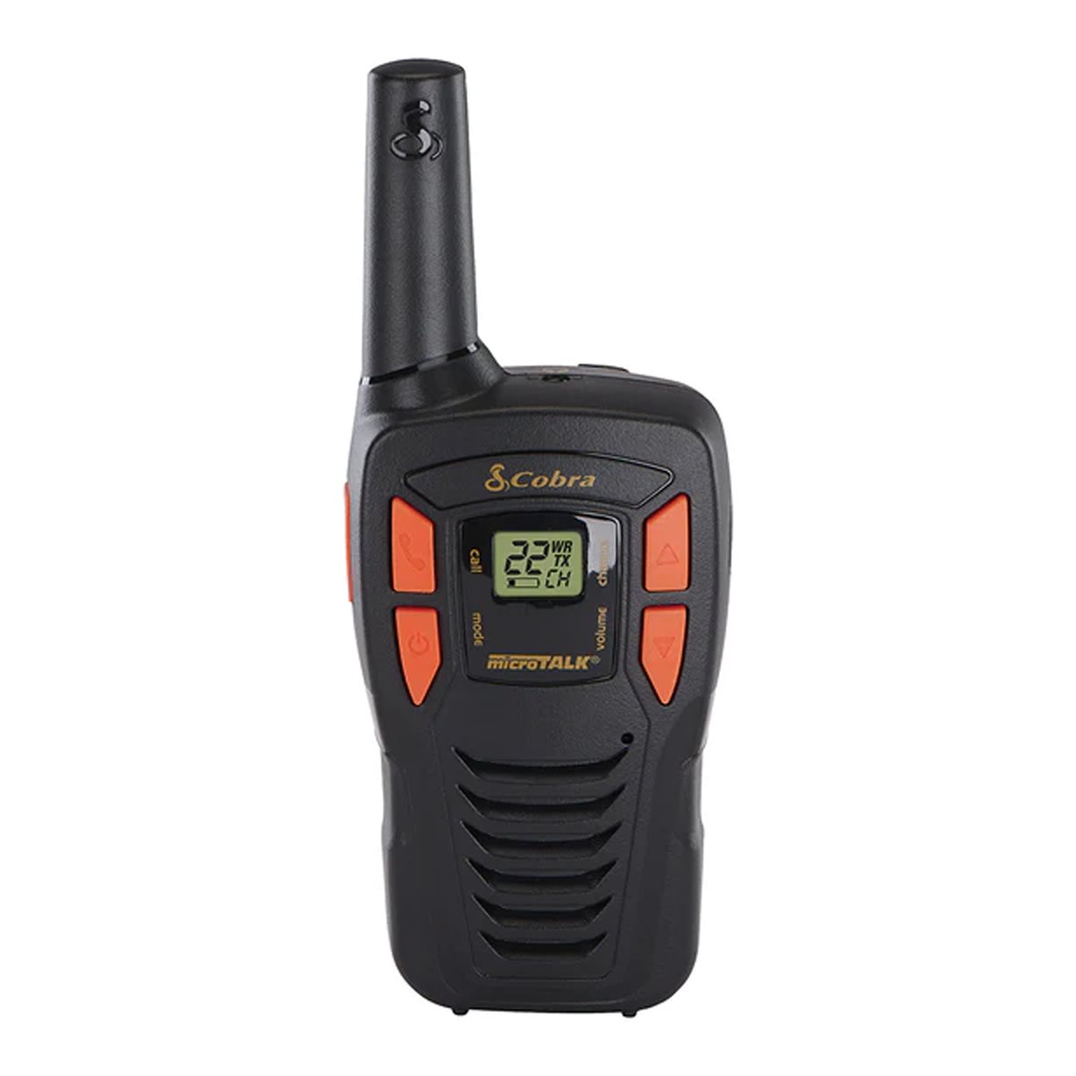 Cobra Two-Way Radio 26km Range Black/Orange 2-Pack