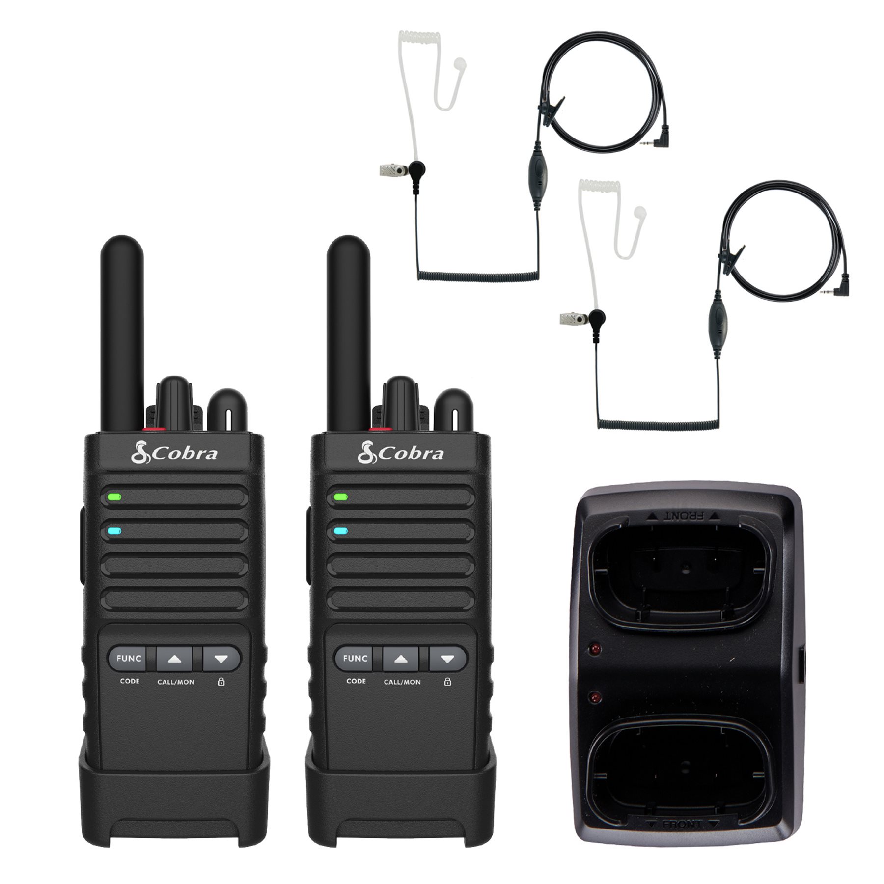 Cobra PX650 Prof FRS Two-Way Radio 2 Pack w/Hdsets