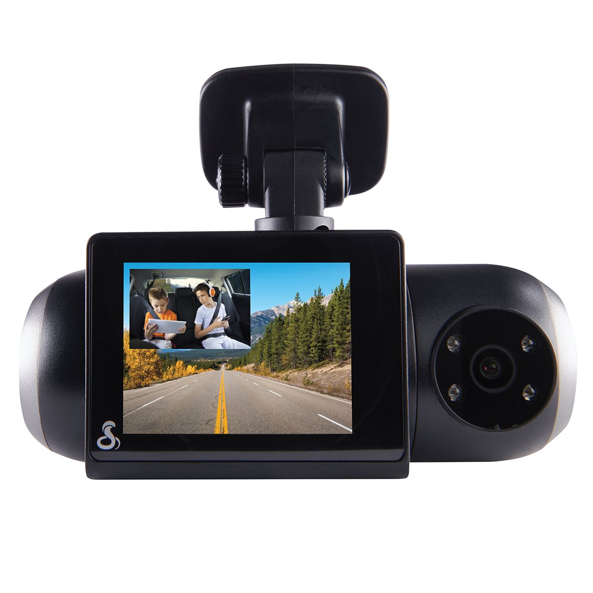 Cobra SC 201 Dual-View Smart Dash Cam - Blk