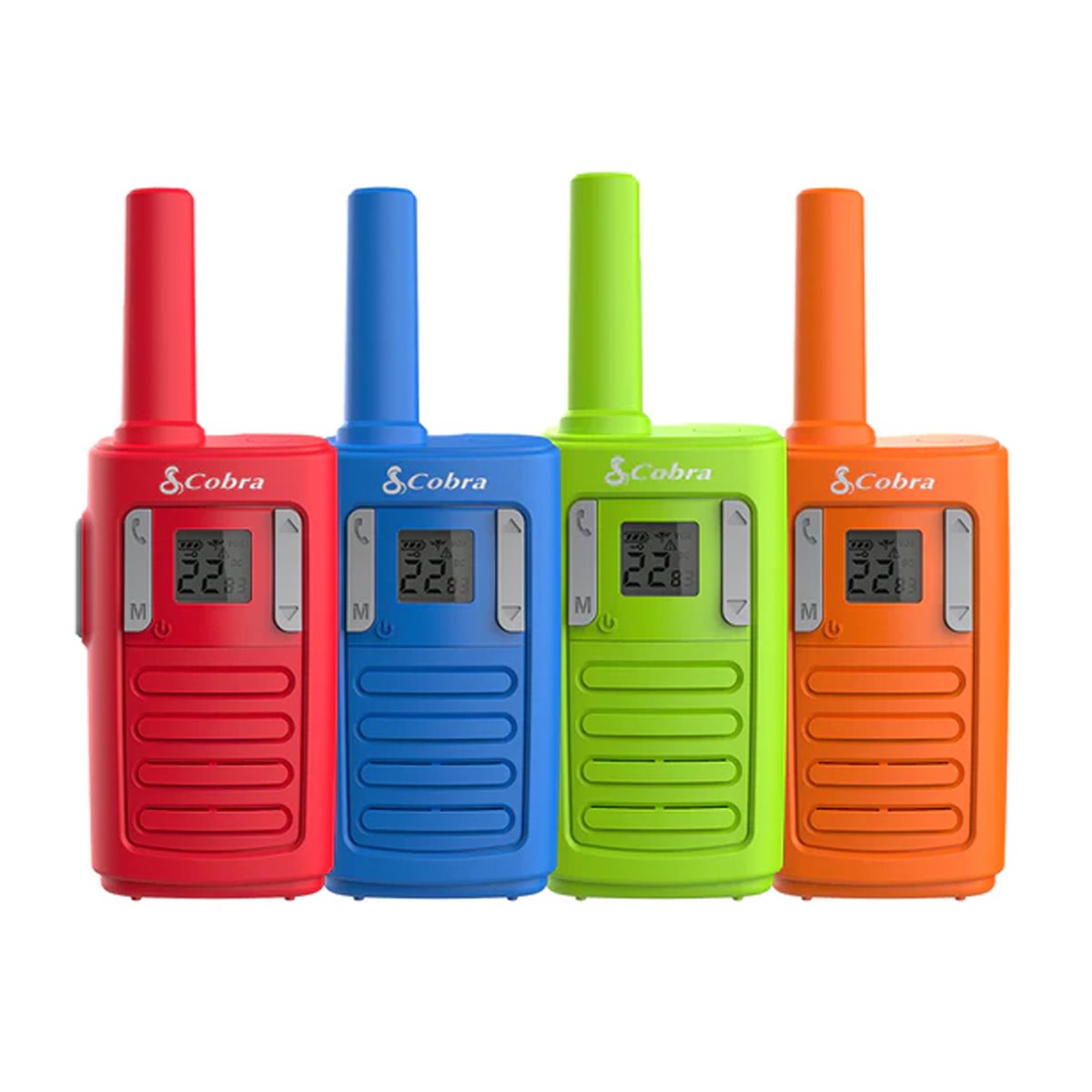 Cobra RX100-4 Family Walkie Talkie MultiColour 4PK