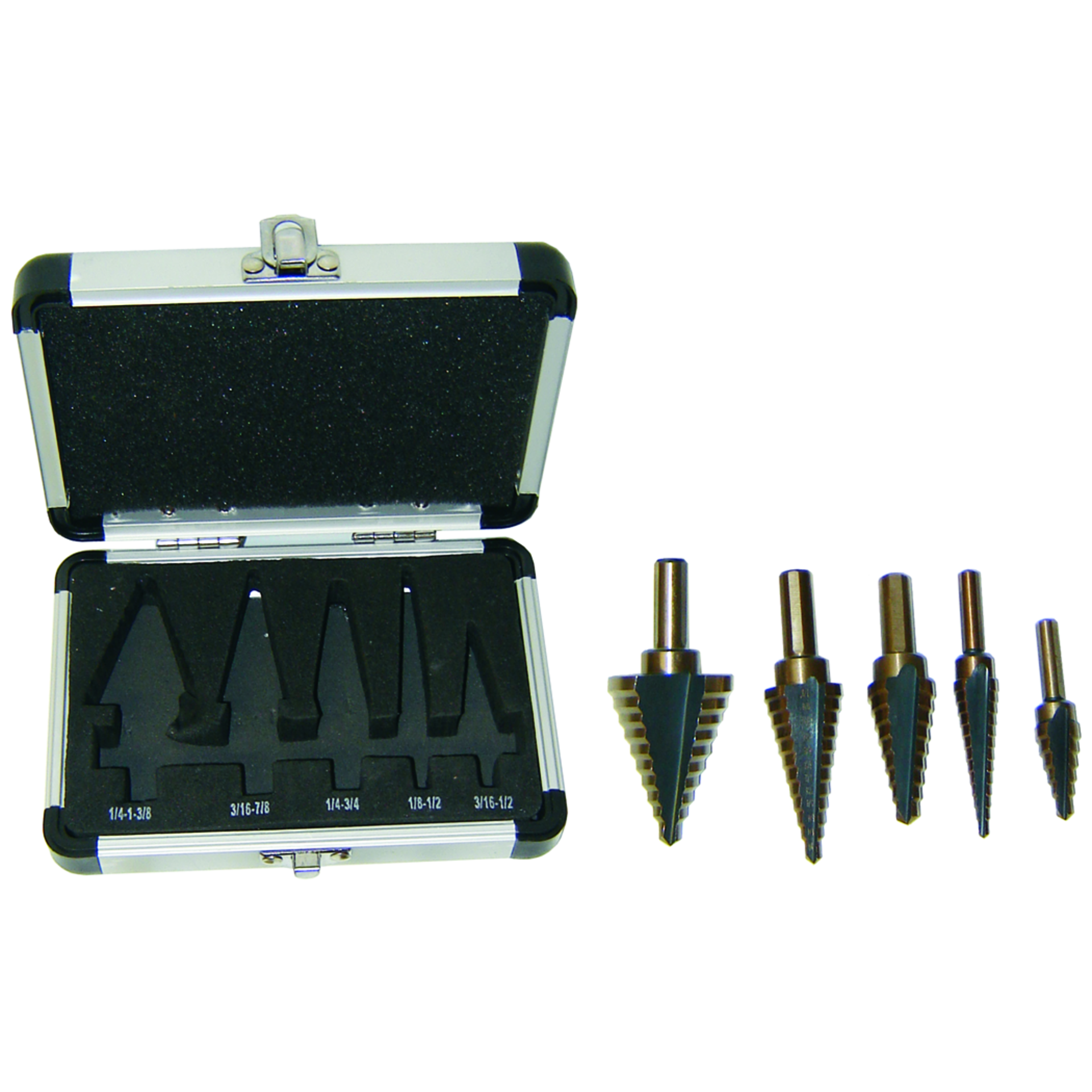 Step Drill Set-5 Pieces