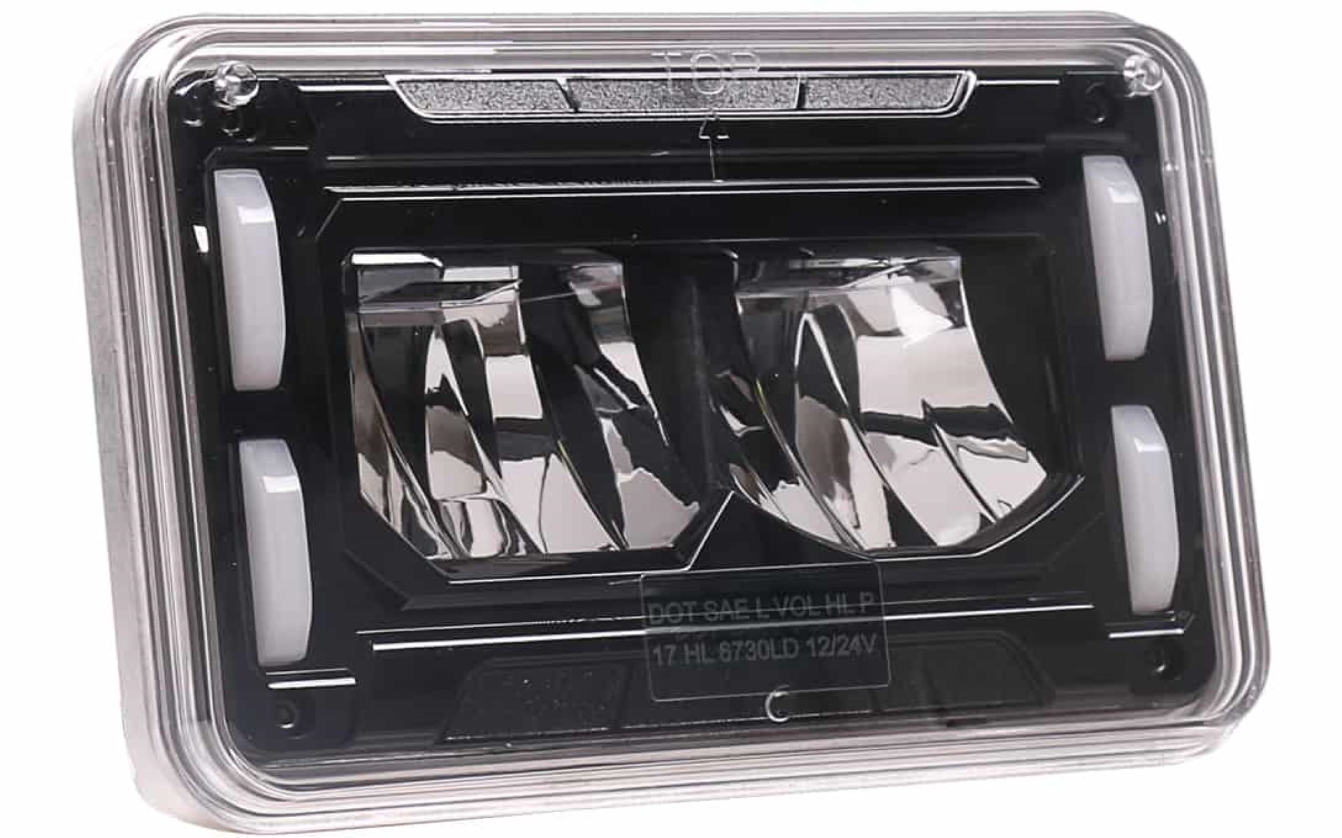 4x6 SAE/DOT Sealed Beam Replacement Headlight - LOW Beam