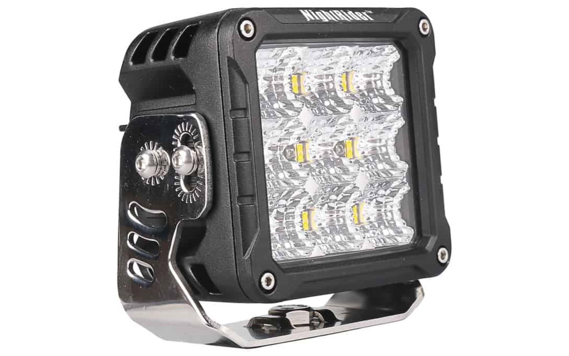 4" Square 90º Flood High Intensity Light - 21,600 lumens raw