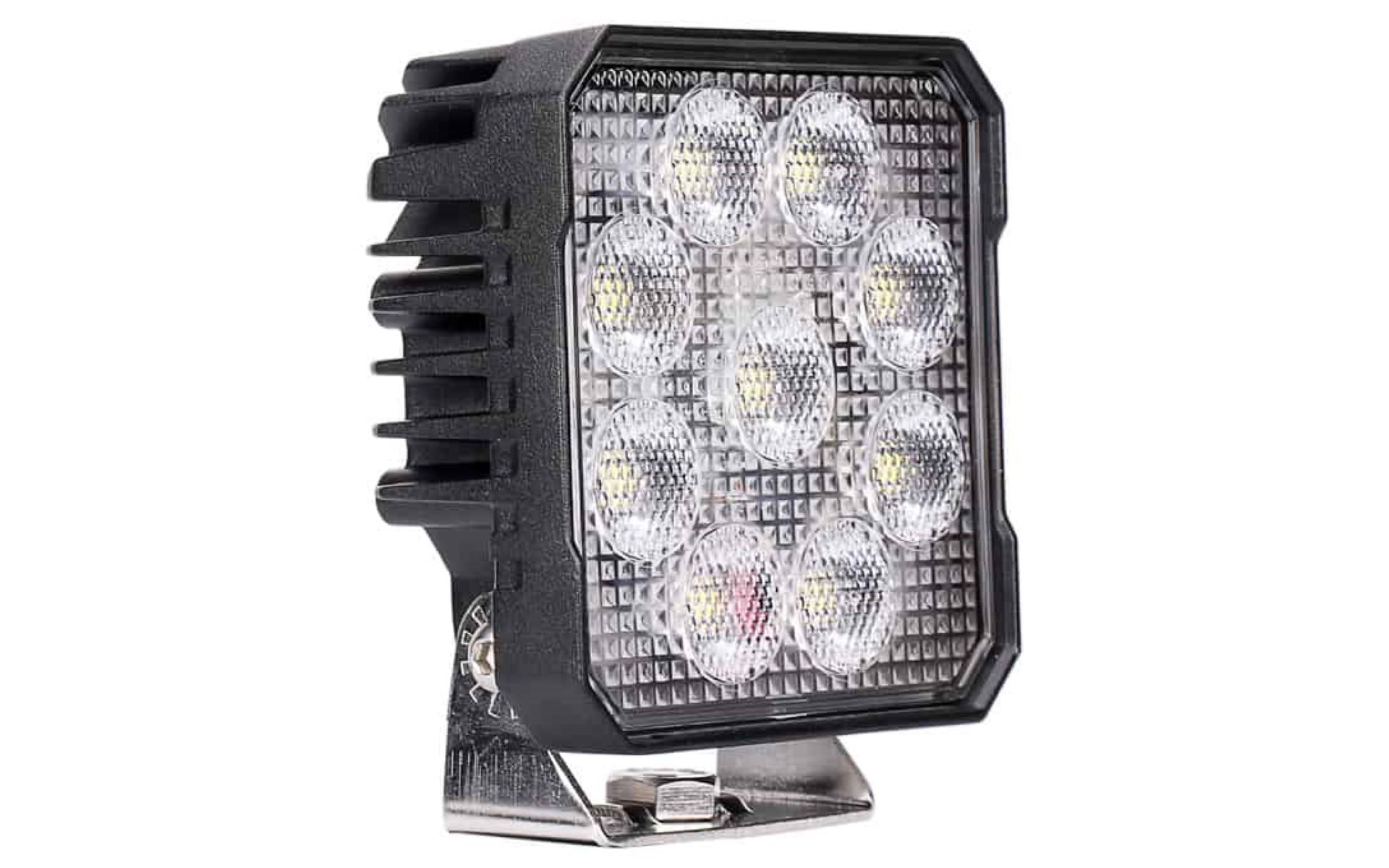 4" Square 120º Flood High Intensity Light - 8,100 lumens raw