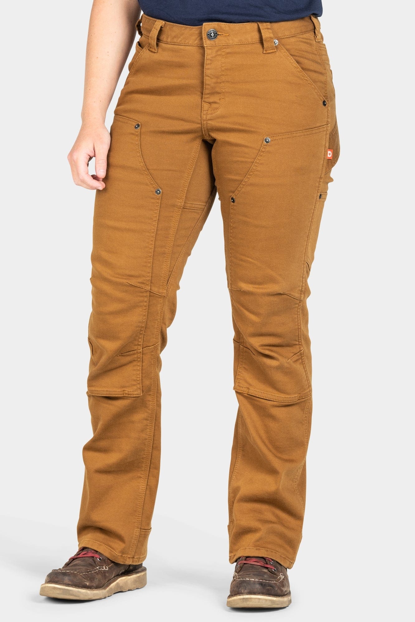 BRITT UTILITY SADDLE BROWN THERMAL DENIM