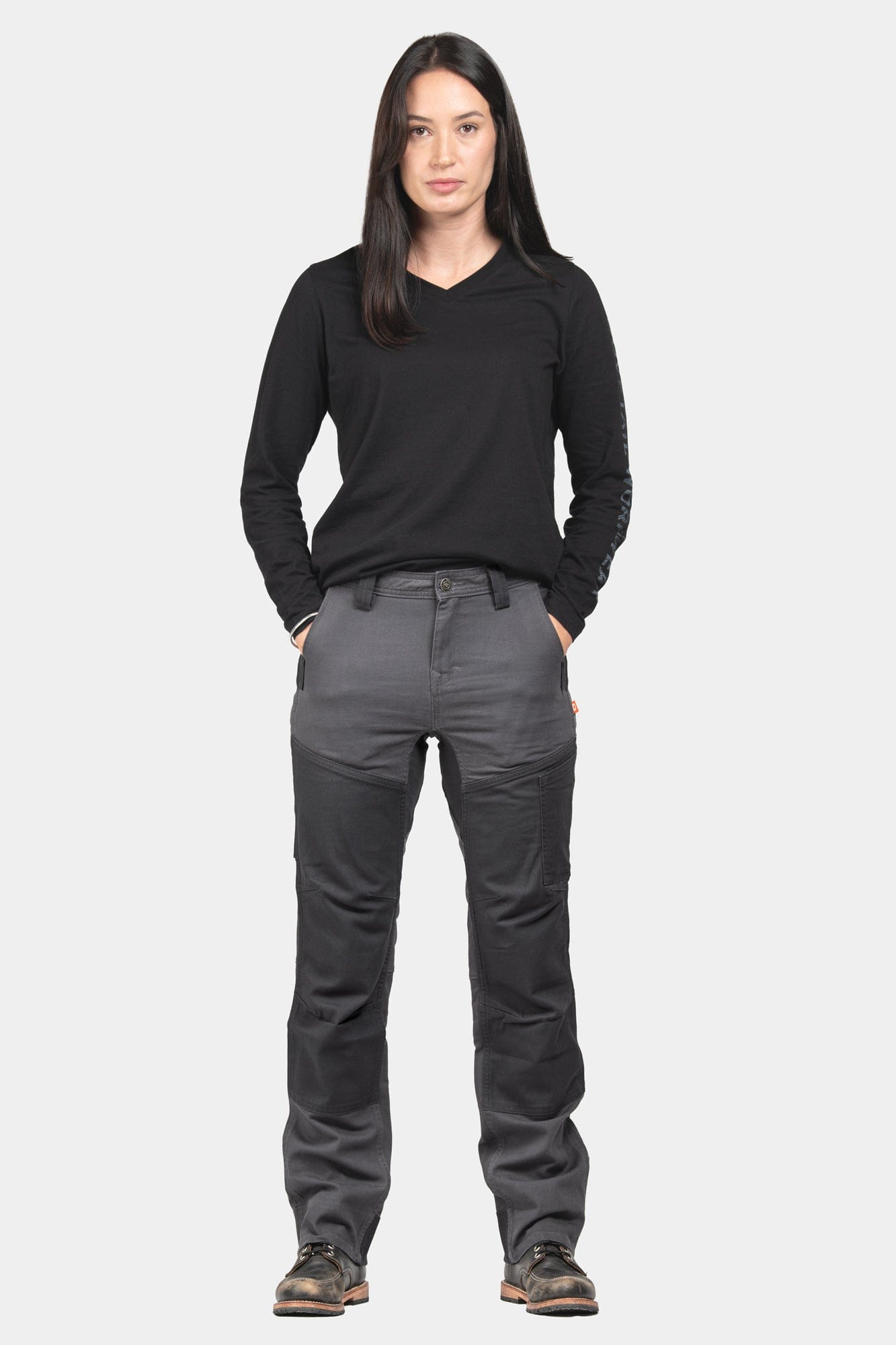 D-FENDER WORK PANT CEMENT GREY