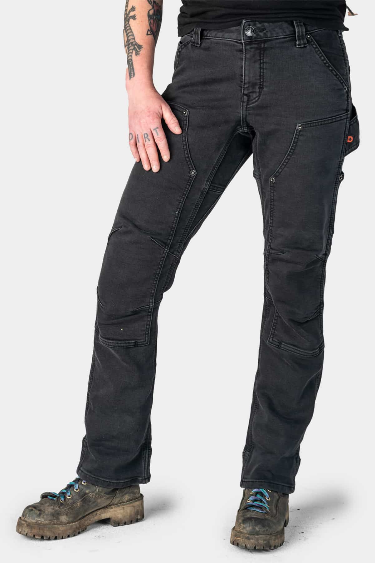 BRITT UTILITY BLACK THERMAL DENIM