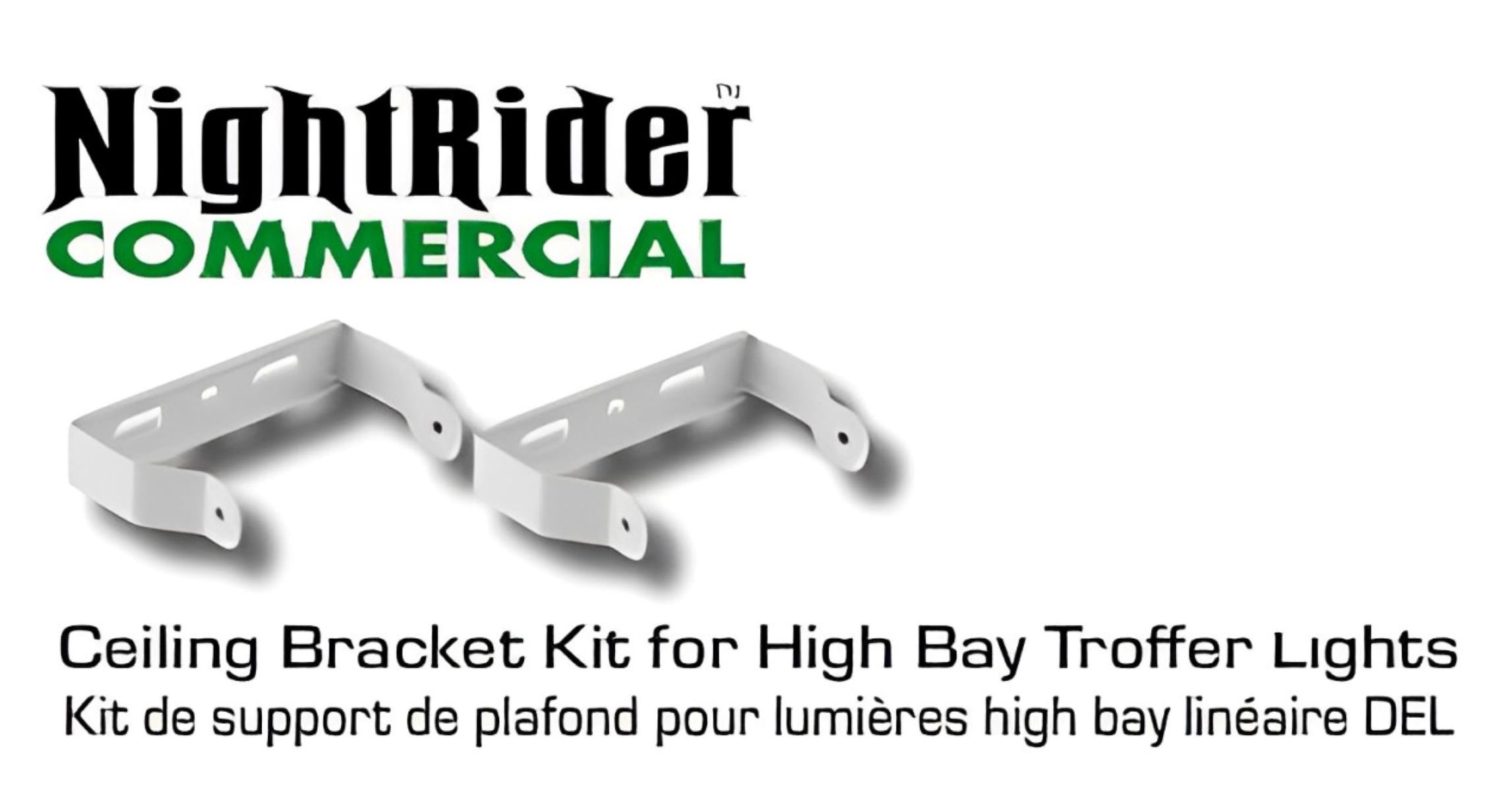 High Bay Troffer Light Bracket - 4 ft (2 per bag)