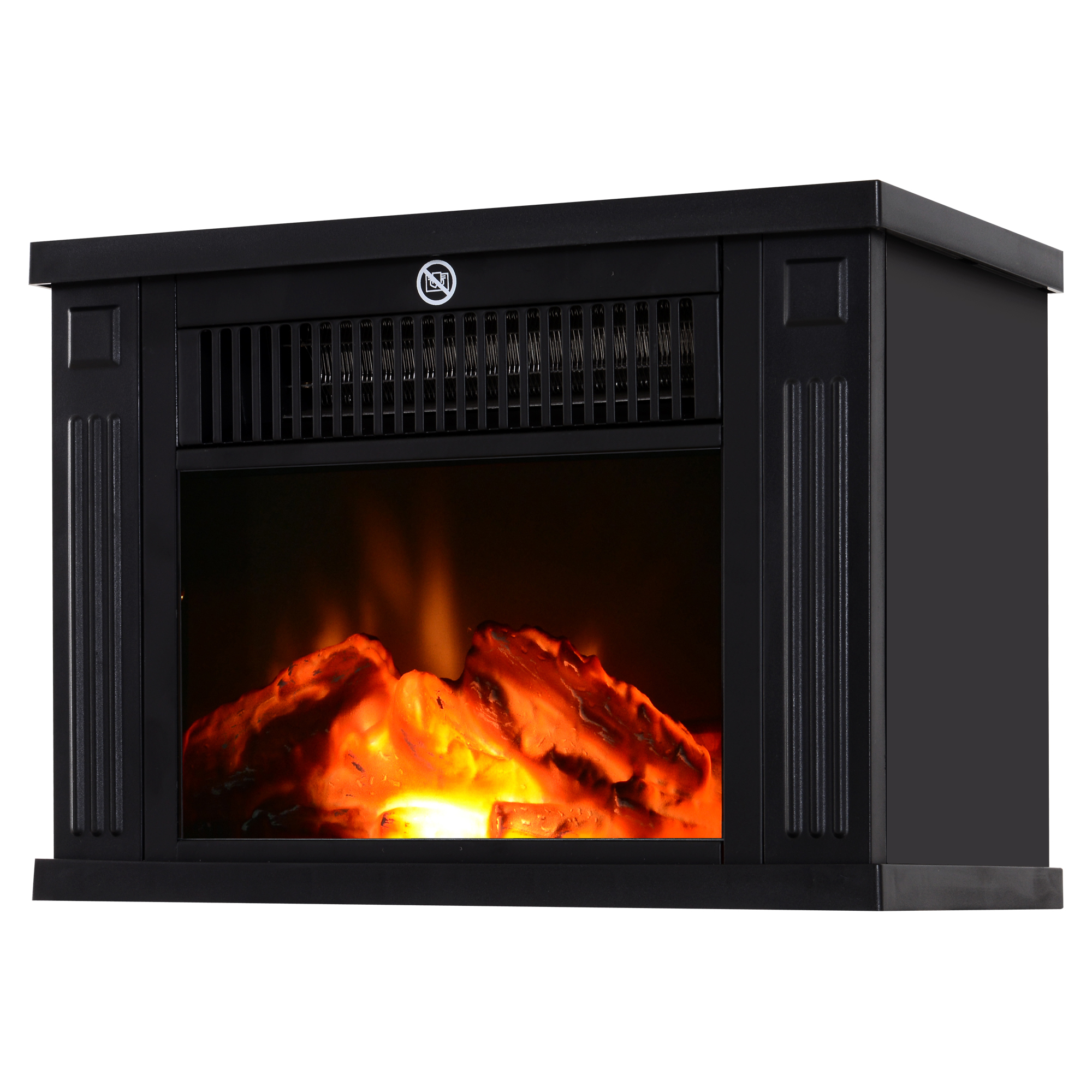 14" Mini Standing Electric Fireplace