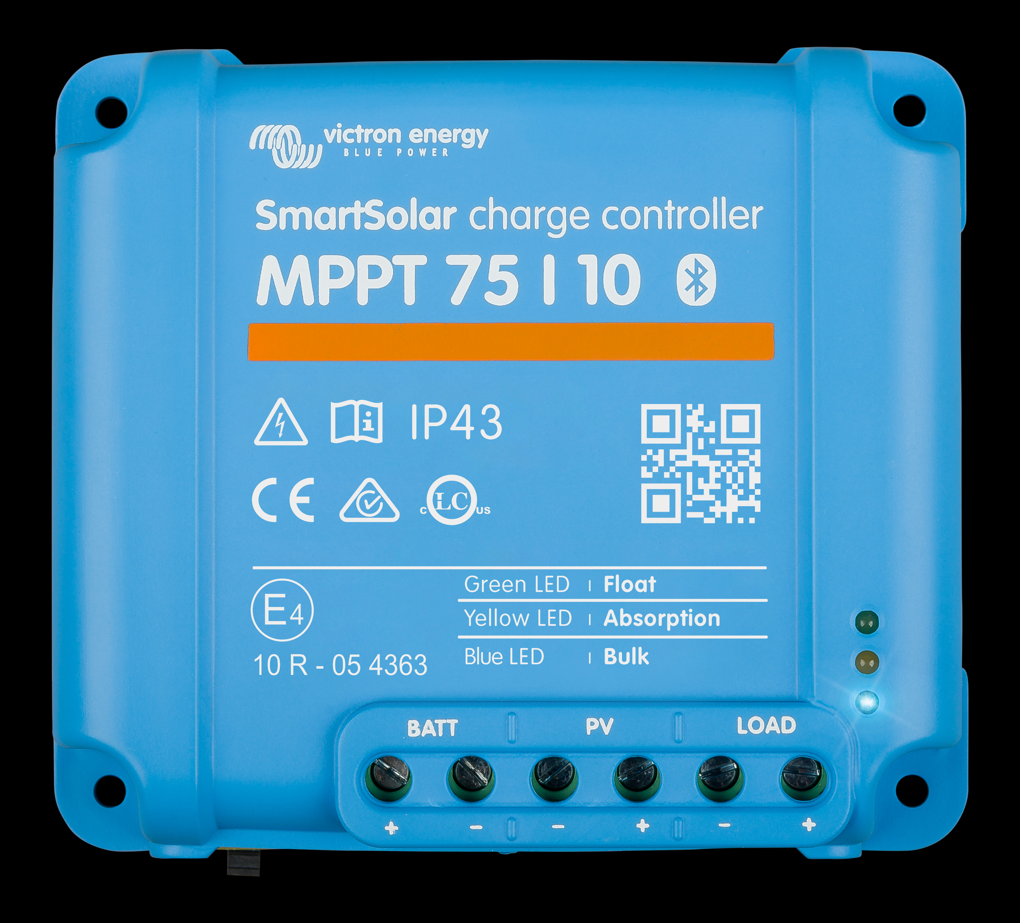 Bluetooth Integrated Victron MPPT 75/10 Charge Controller