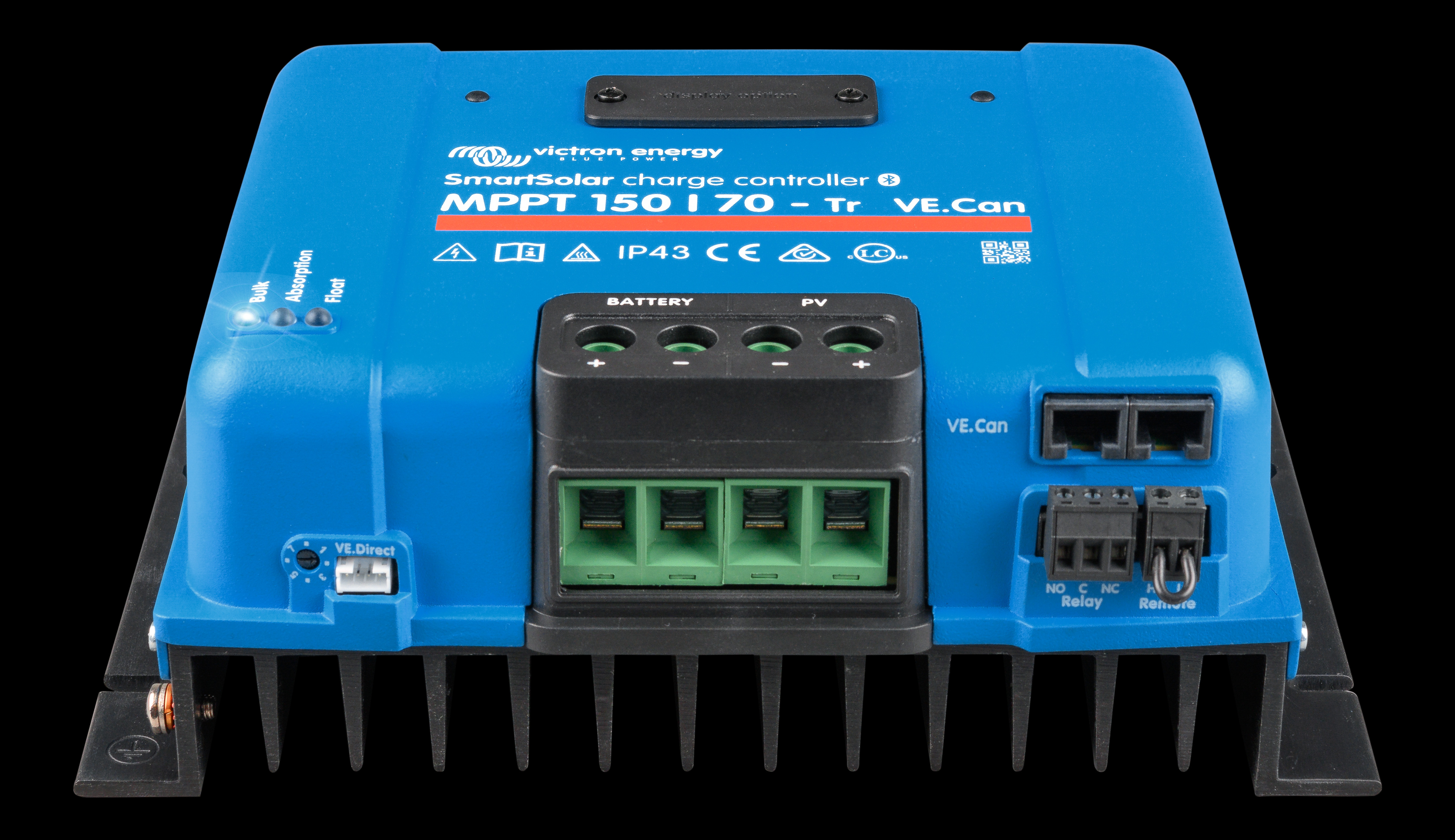 Bluetooth Integrated Victron MPPT 150/70 Charge Controller