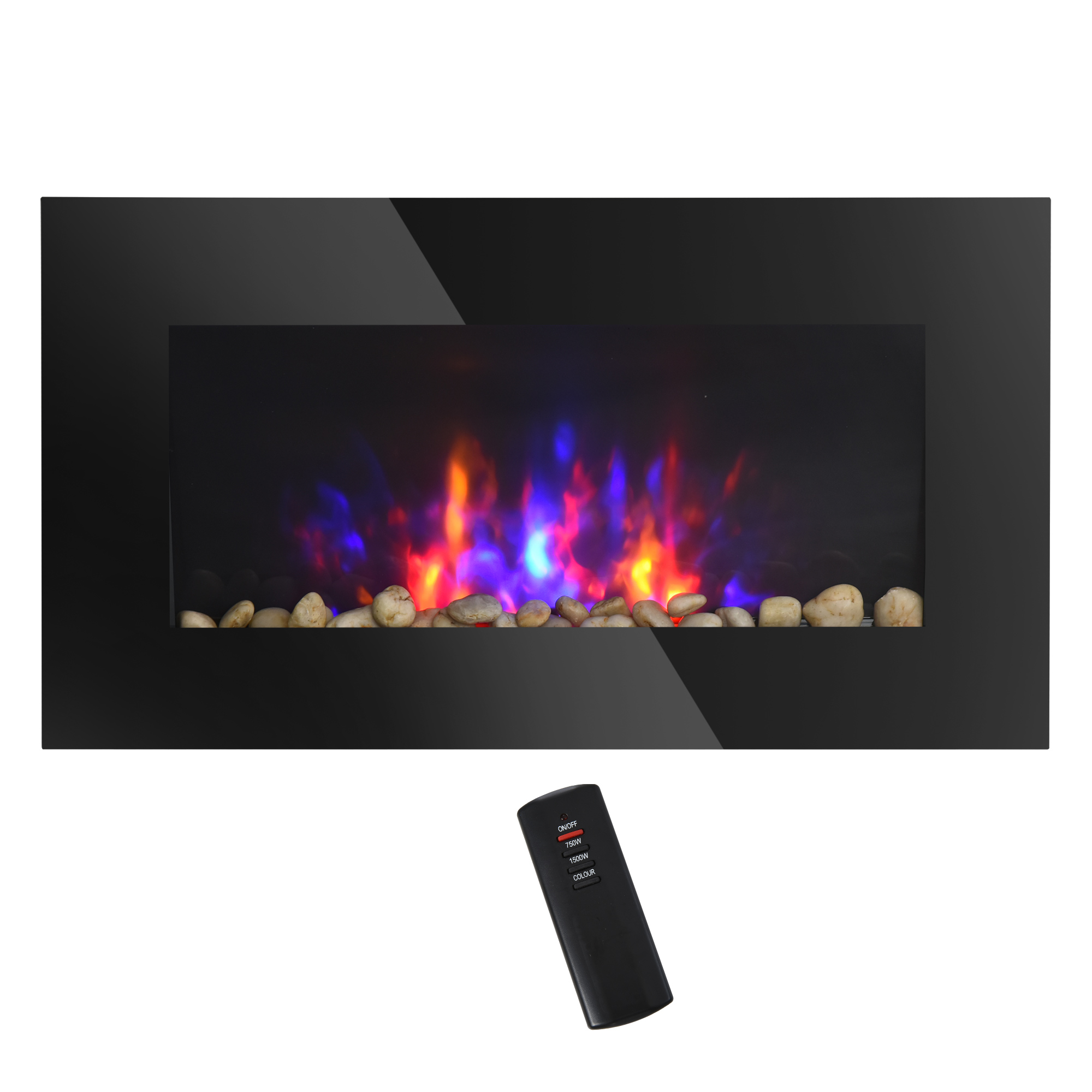 28.5" Wall Mounted Electric Fireplace